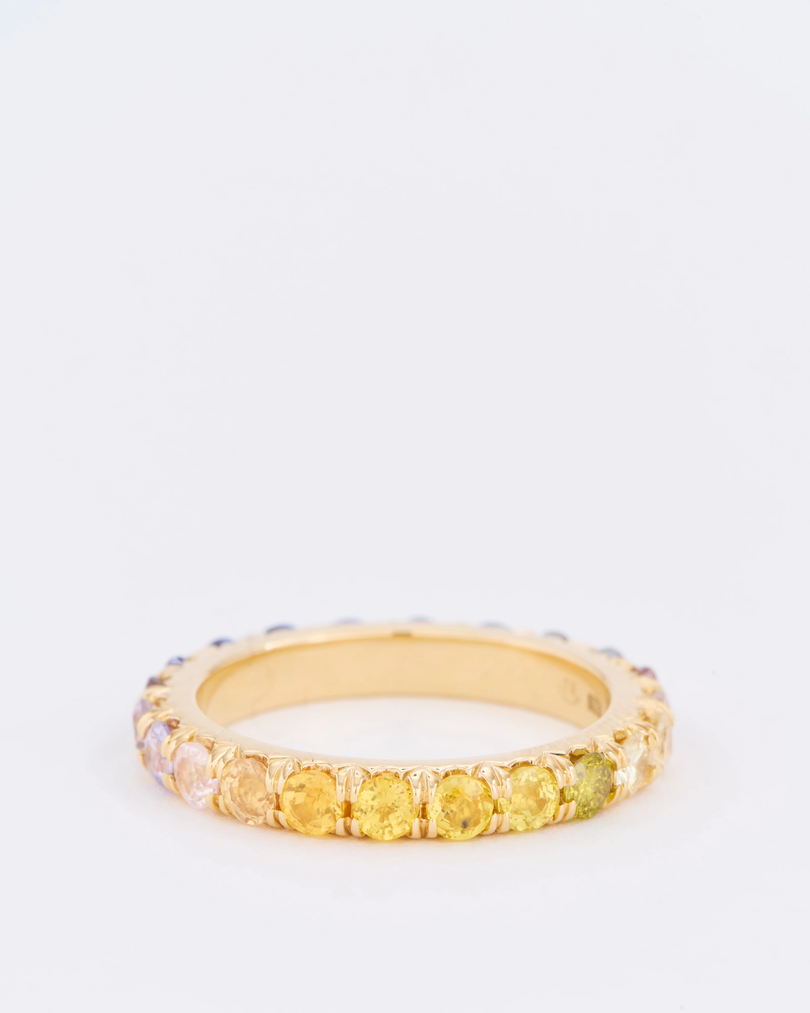 chunky ombré sapphire eternity ring - Image 3