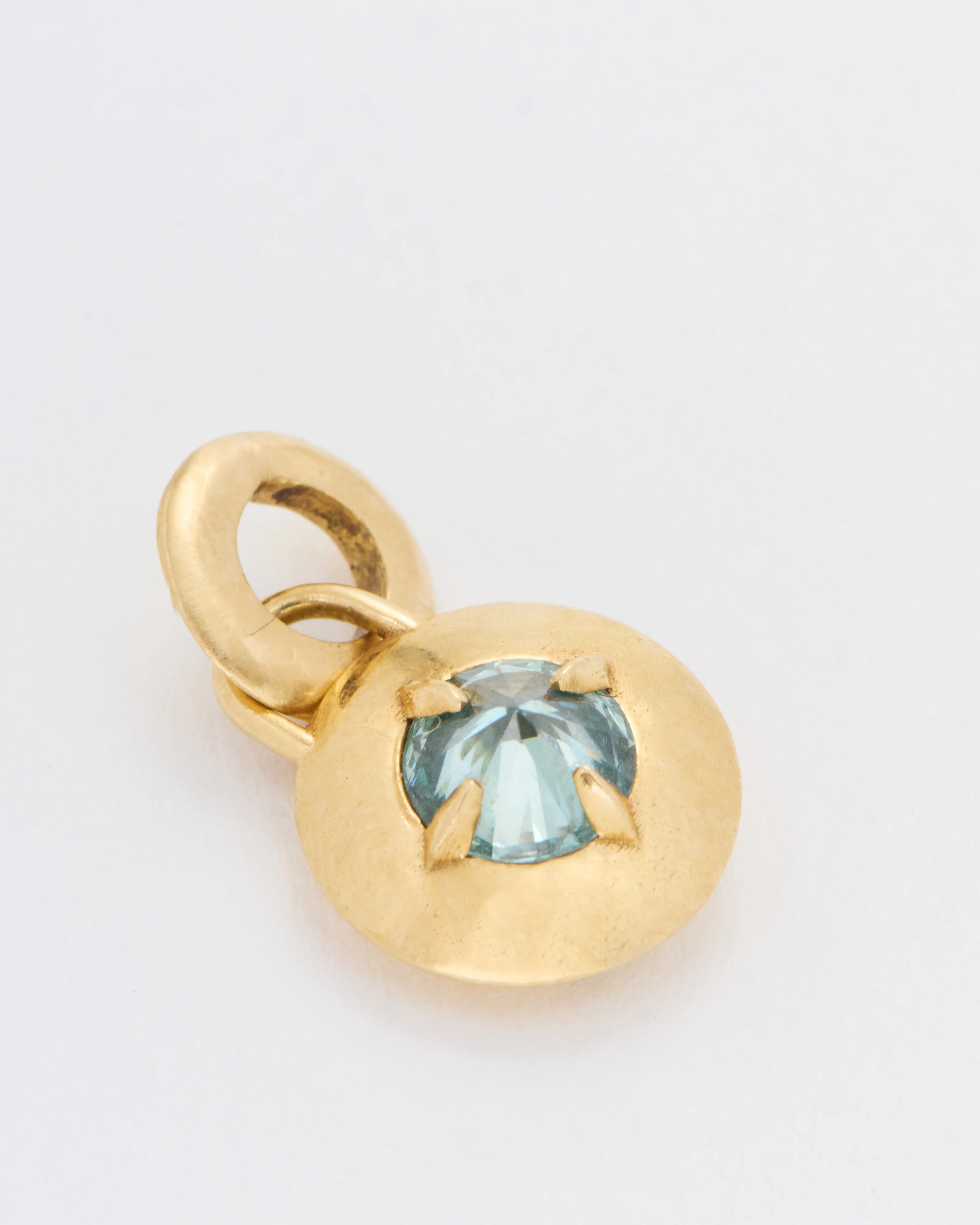 light aqua barbed diamond compass pendant - Image 4