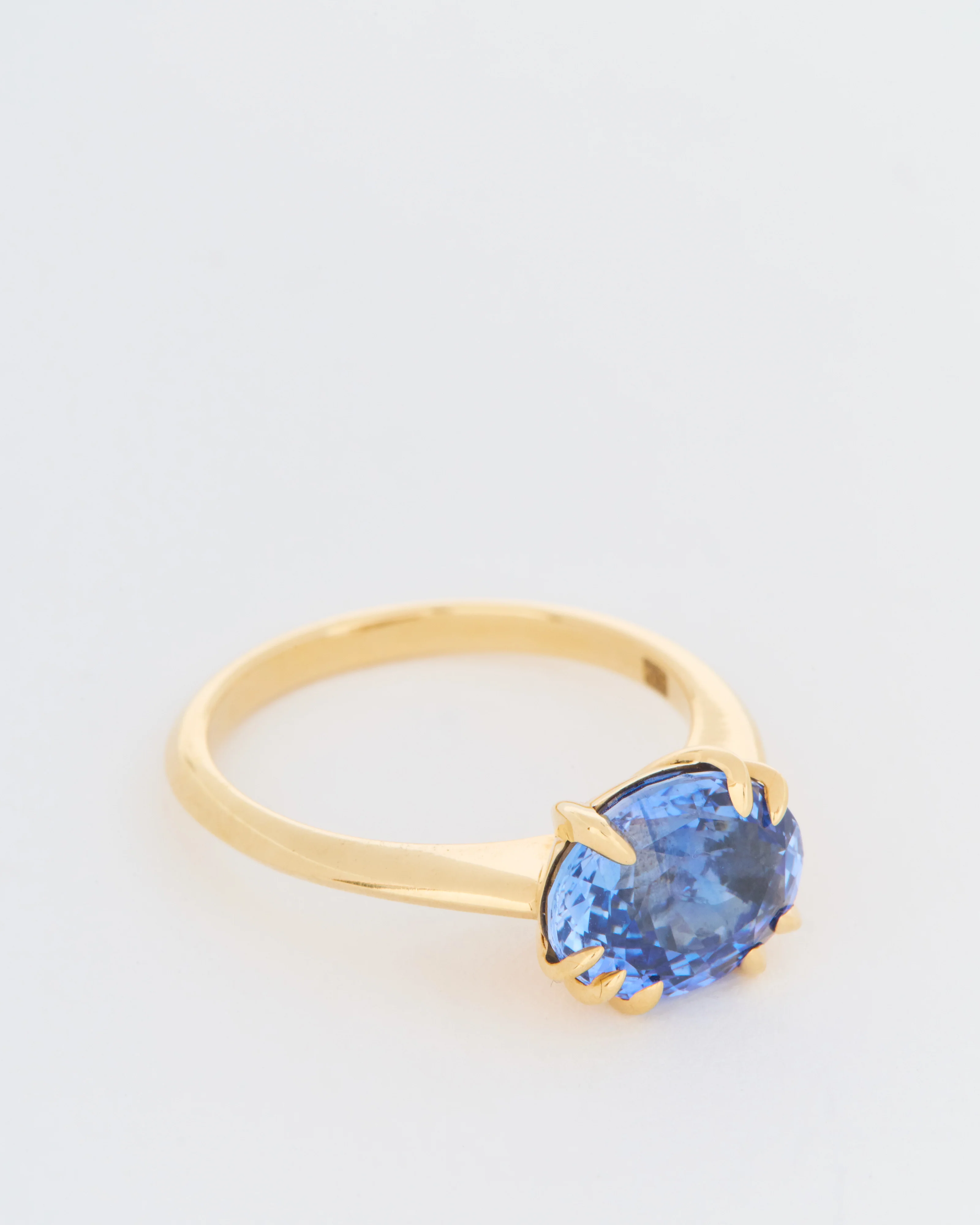 sapphire makhaira solitare ring - Image 2