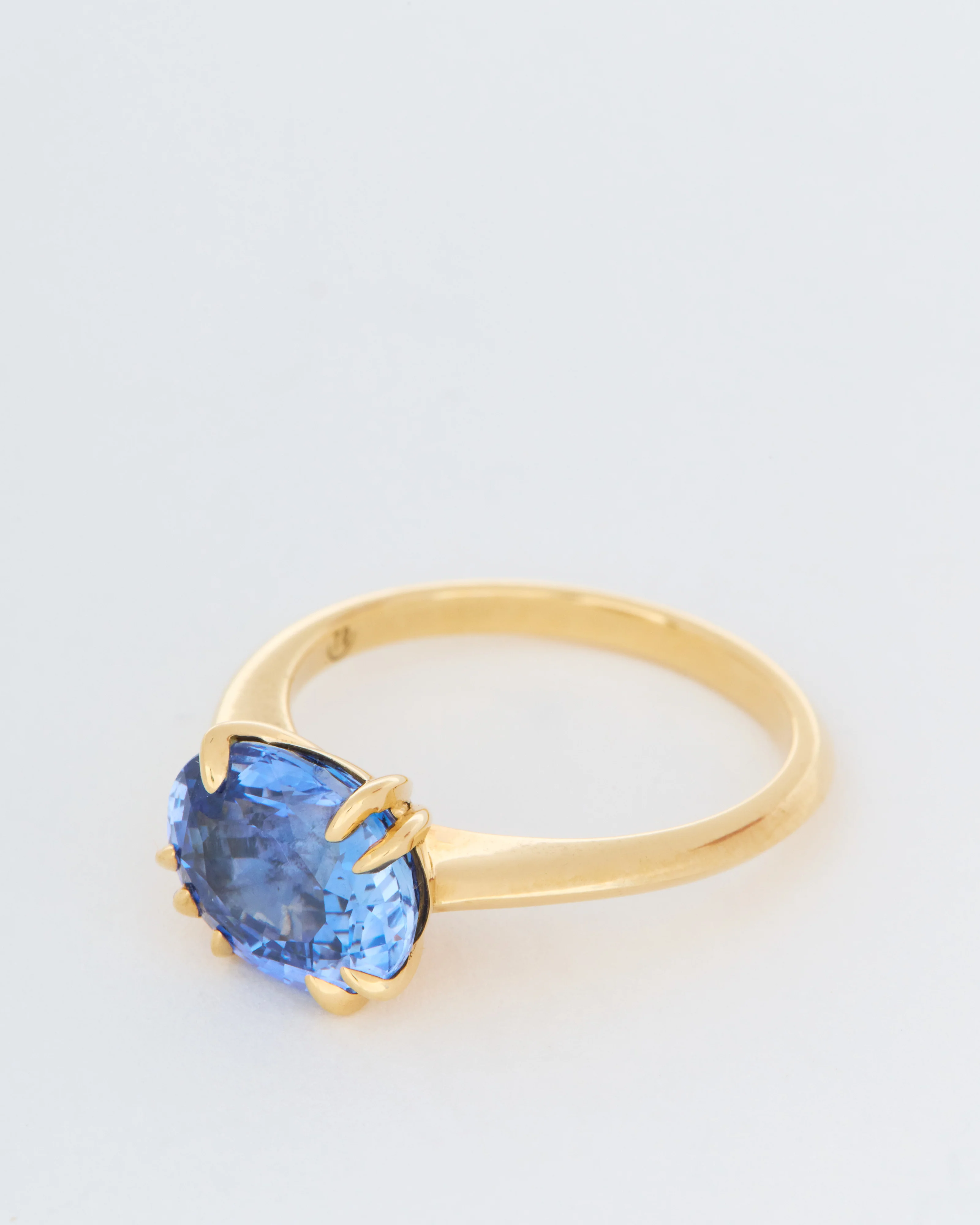 sapphire makhaira solitare ring - Image 3