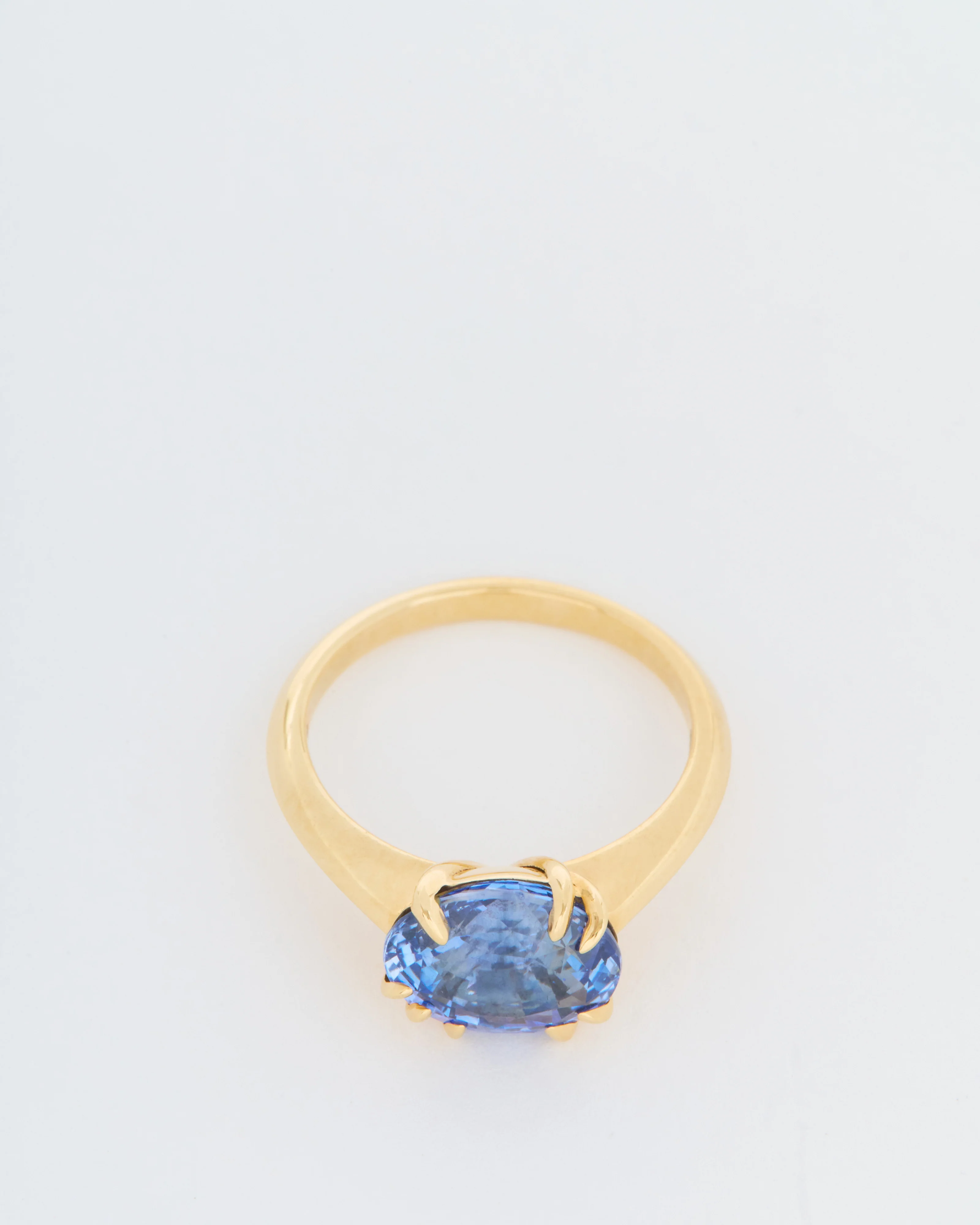 sapphire makhaira solitare ring - Image 6