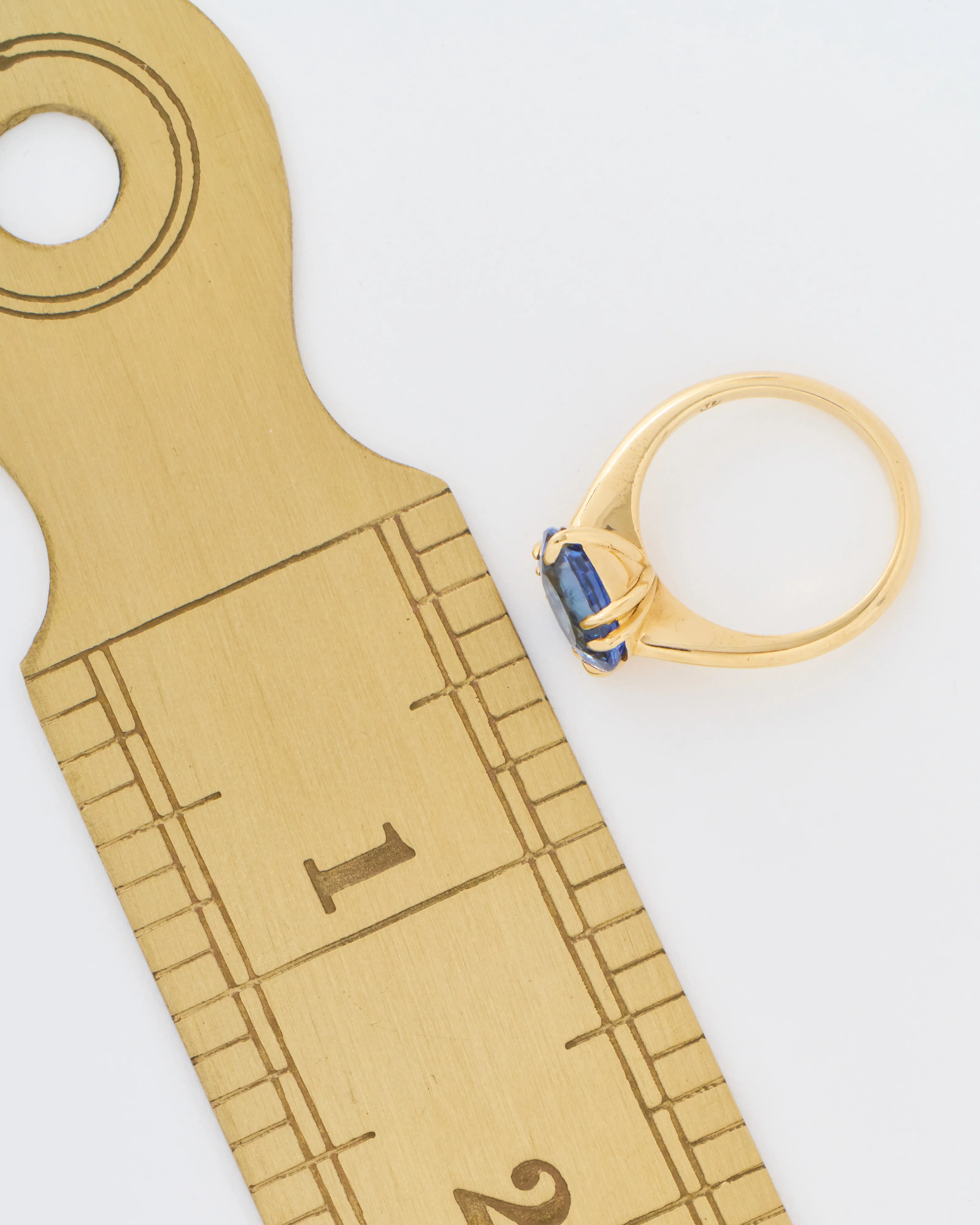 sapphire makhaira solitare ring - Image 7