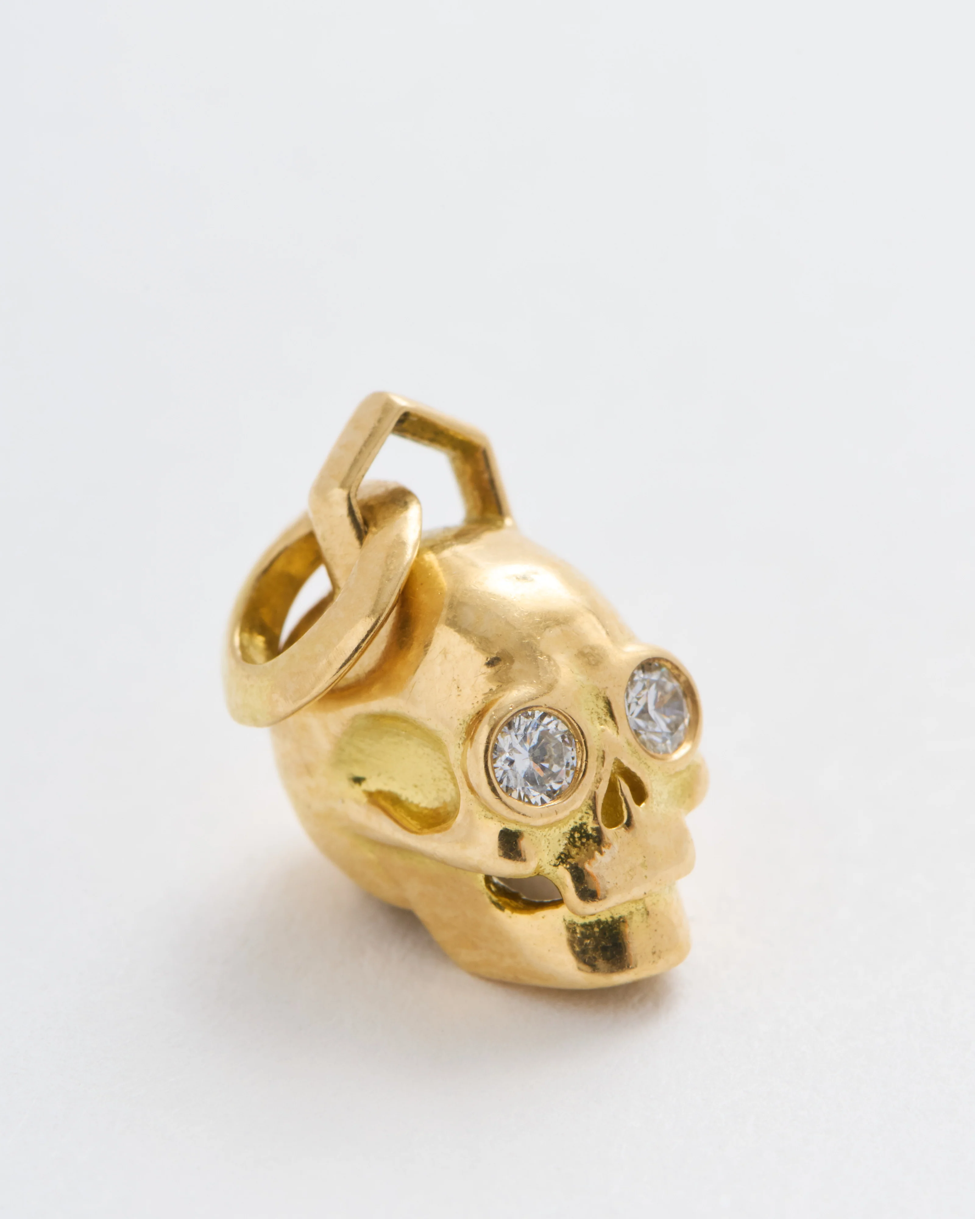 small diamond skull charm