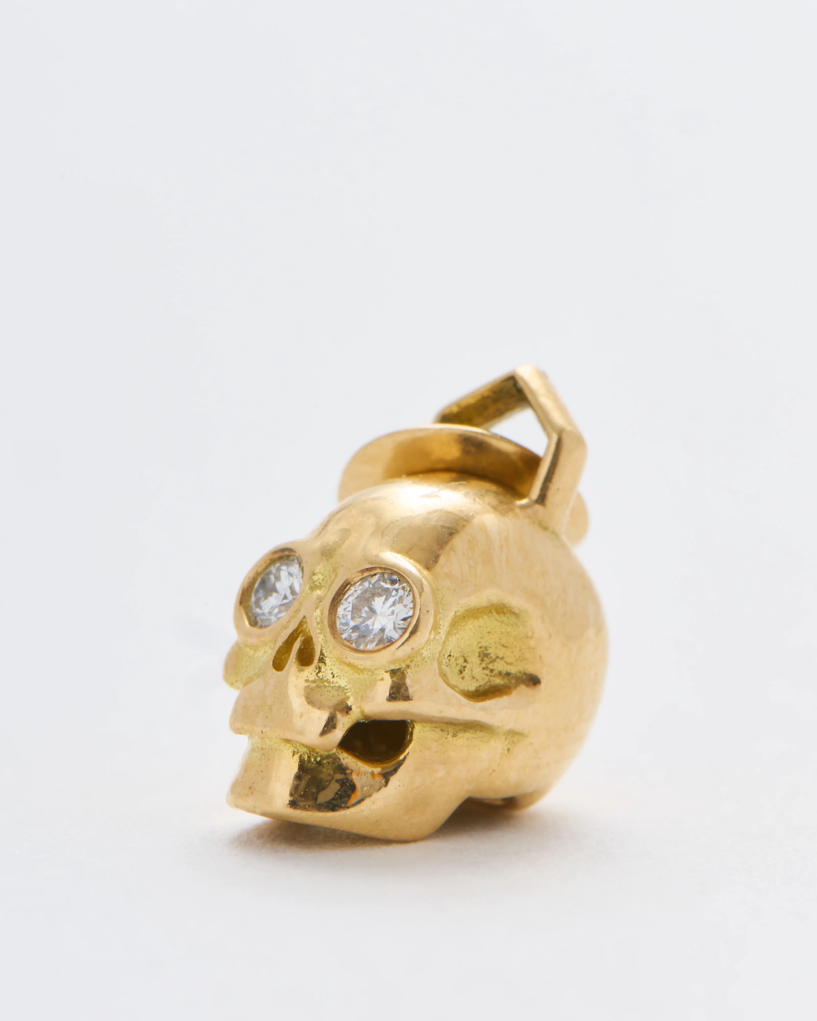 small diamond skull charm - Image 4