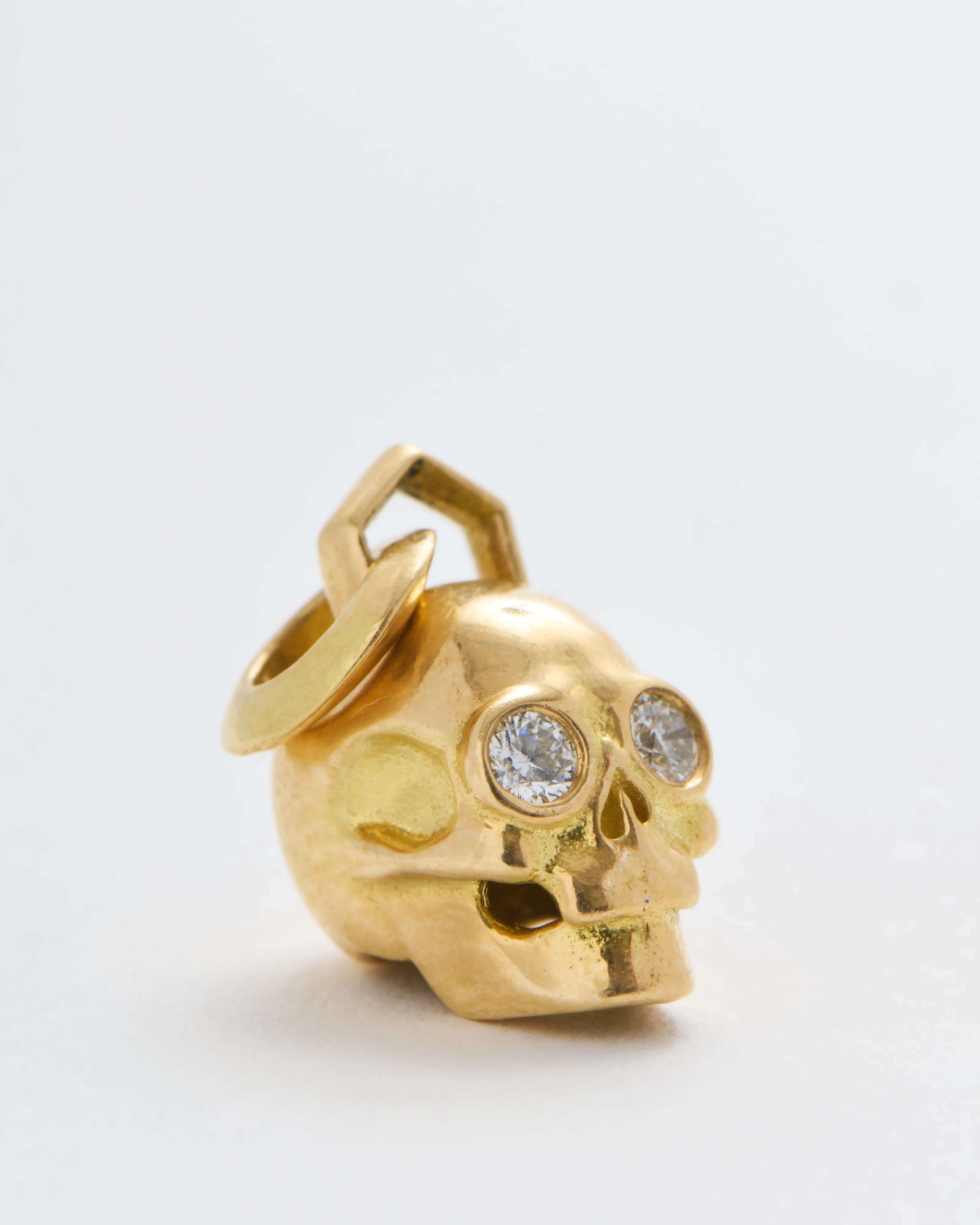 small diamond skull charm - Image 5
