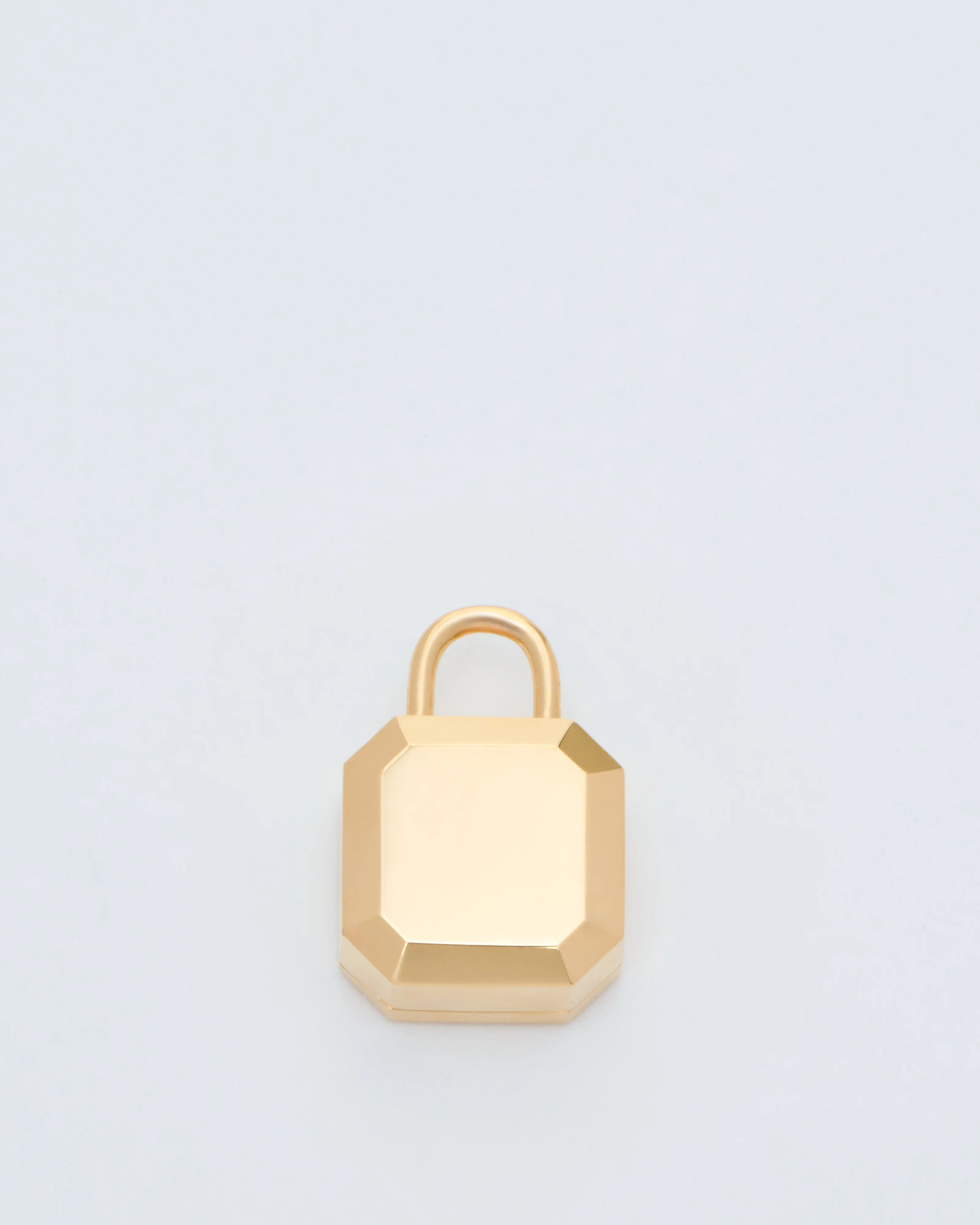 small solid gold padlocket