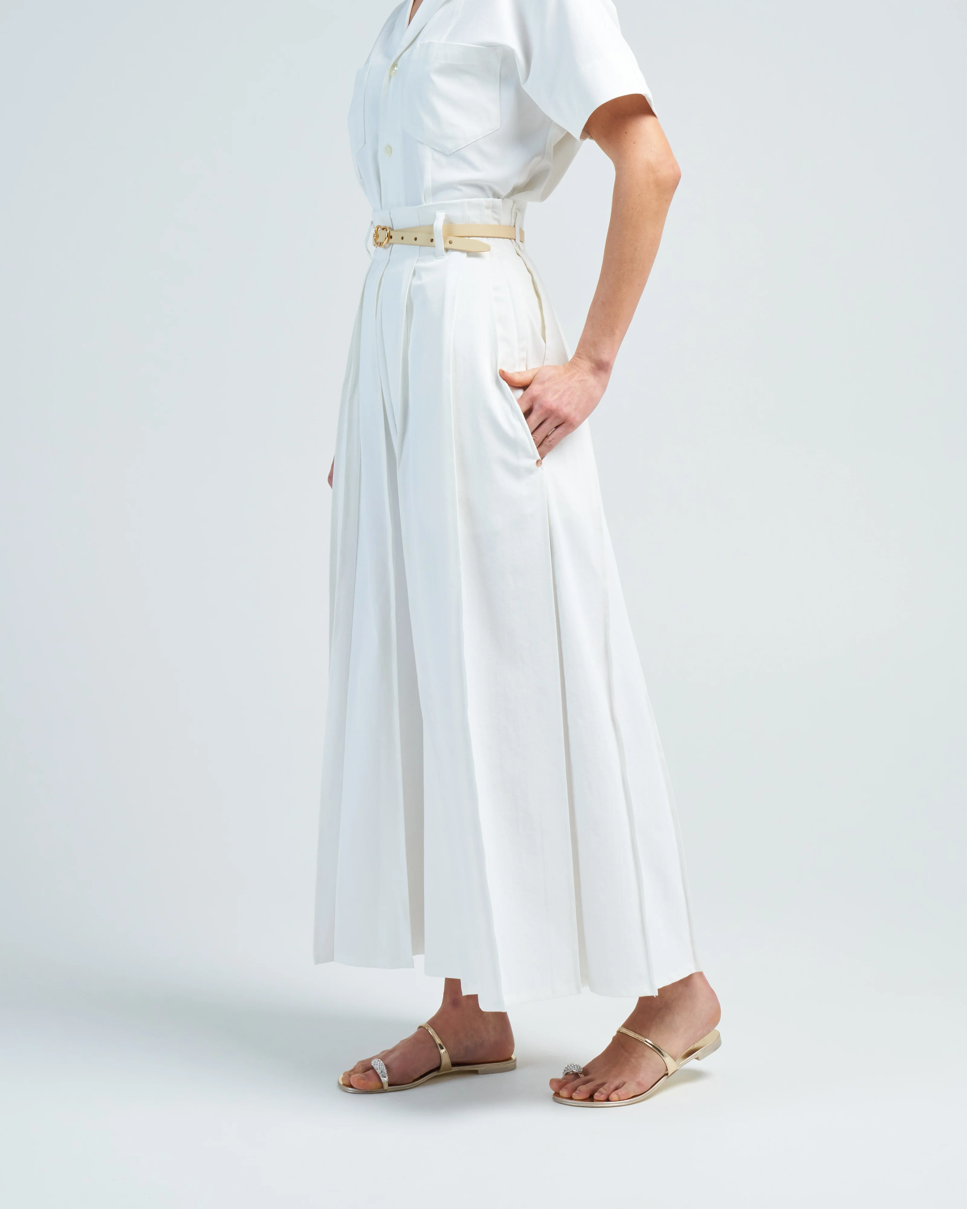 pleated skirt pants - Image 3
