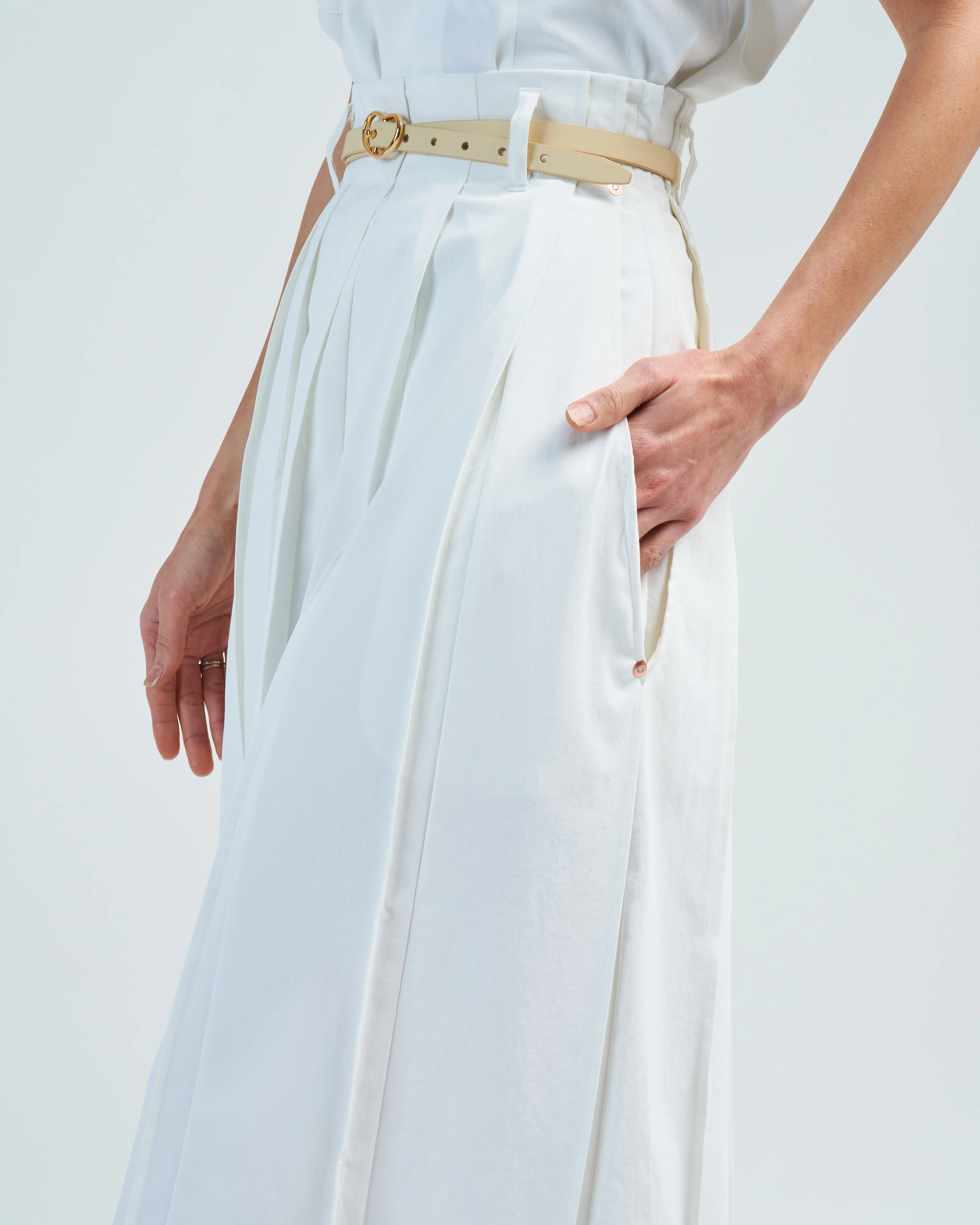 pleated skirt pants - Image 5
