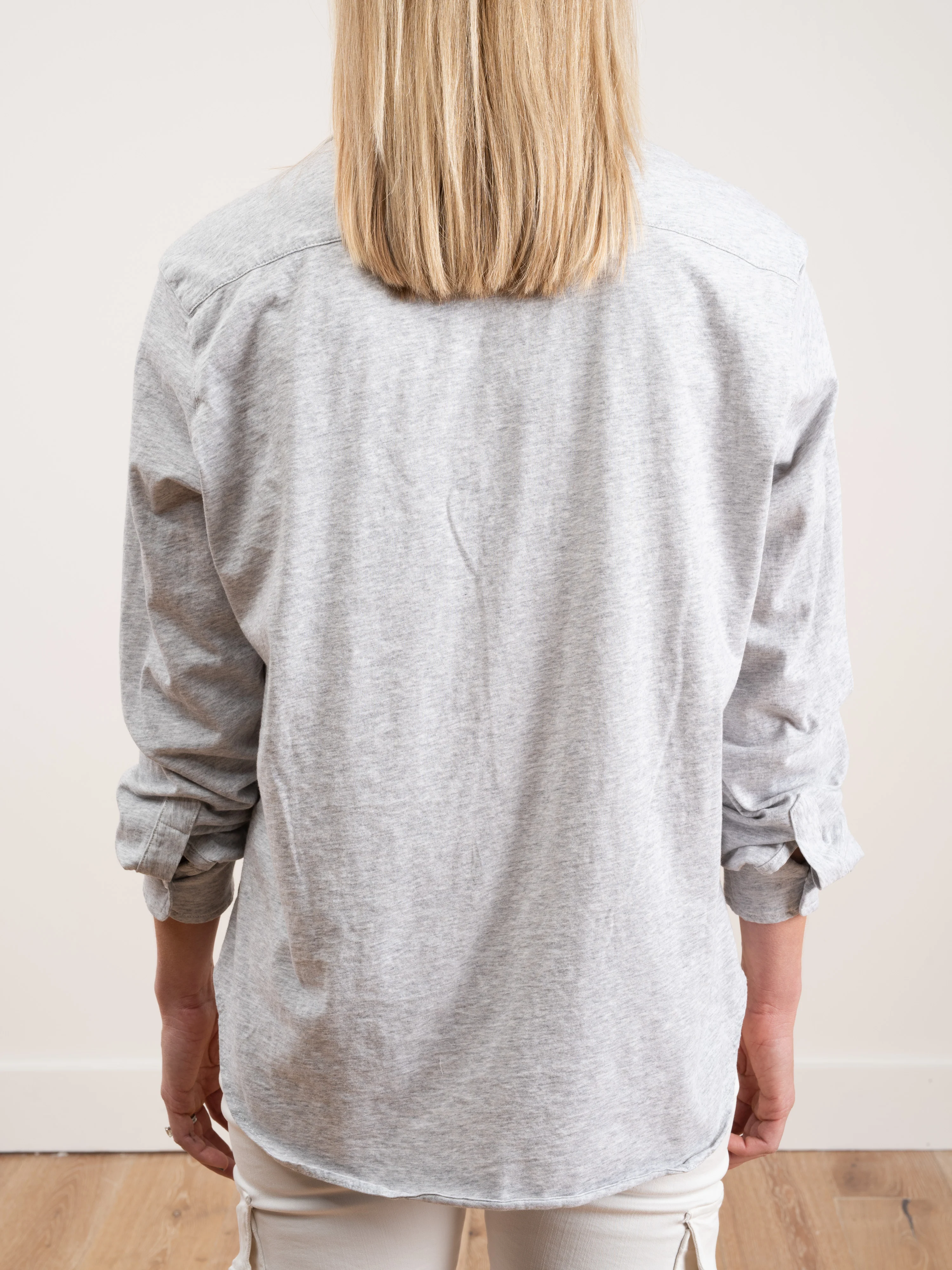 button down shirt - grey melange - Image 6