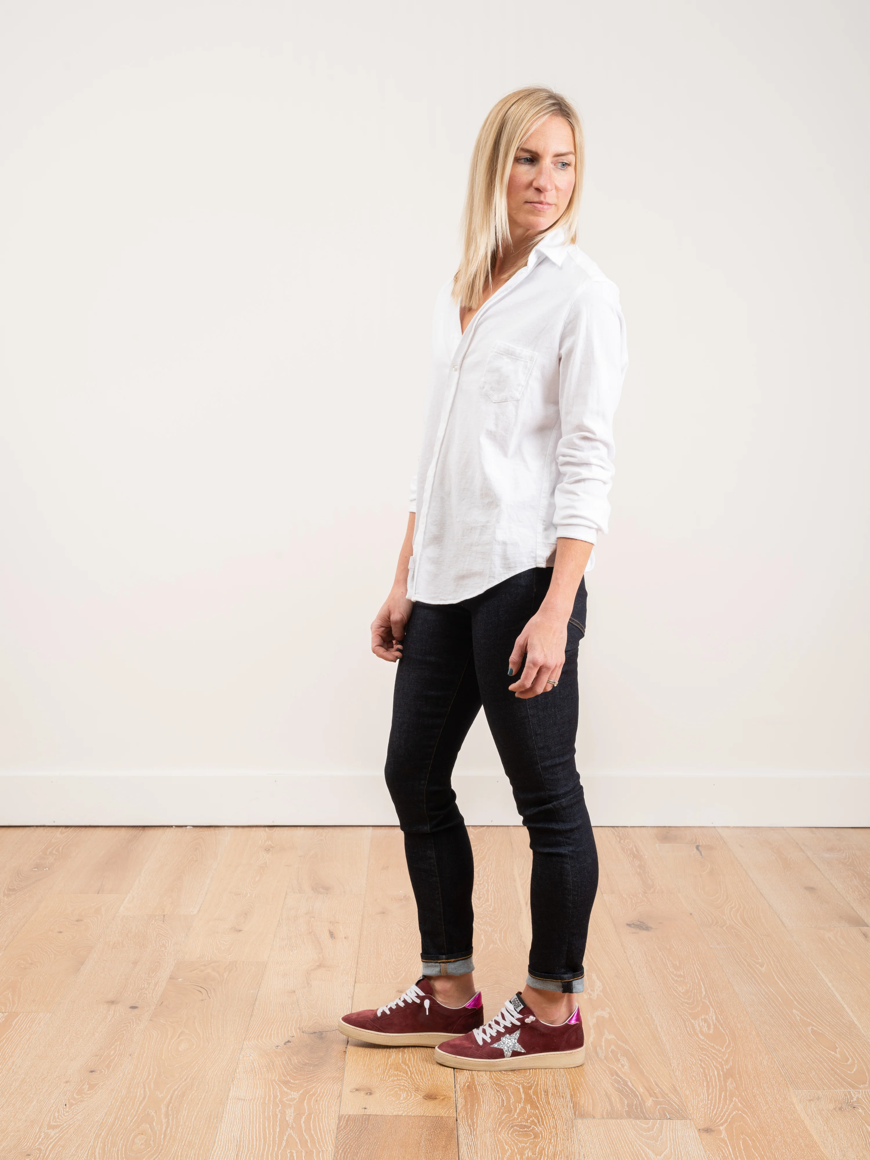button down shirt - white - Image 2