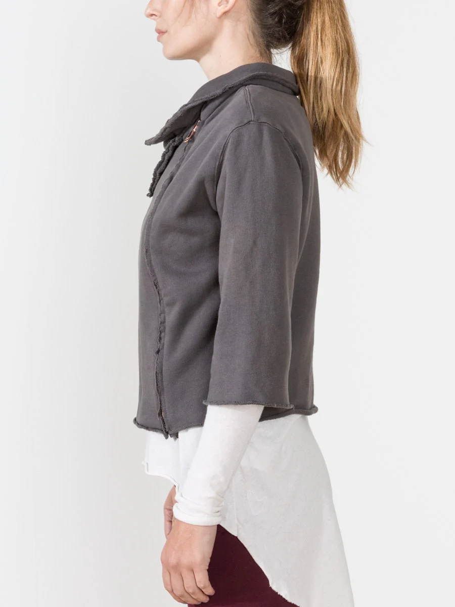 fleece moto jacket - Image 2
