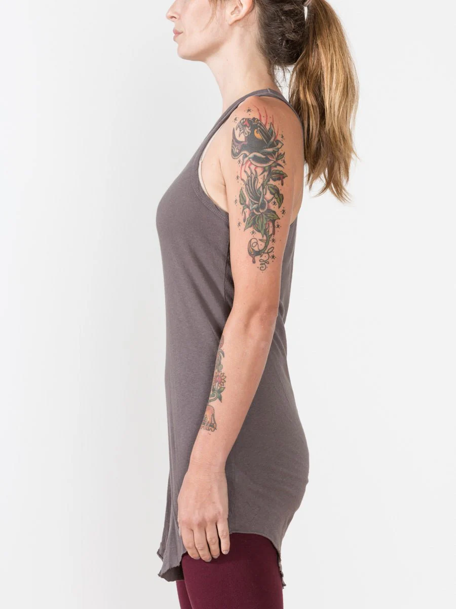 racerback tank - grey - Image 2