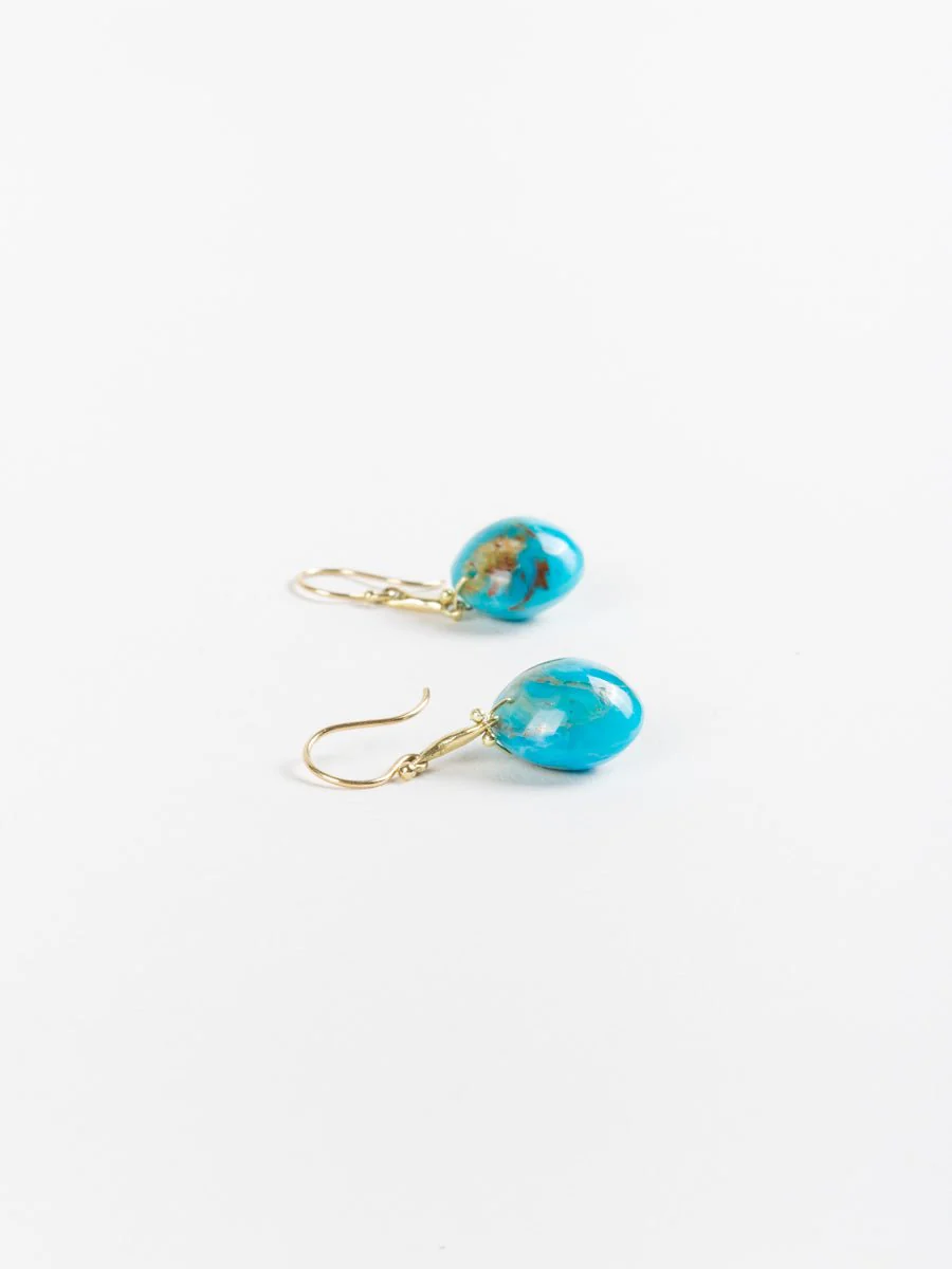 18k gold hand cut pariabe opal berry earrings - Image 4