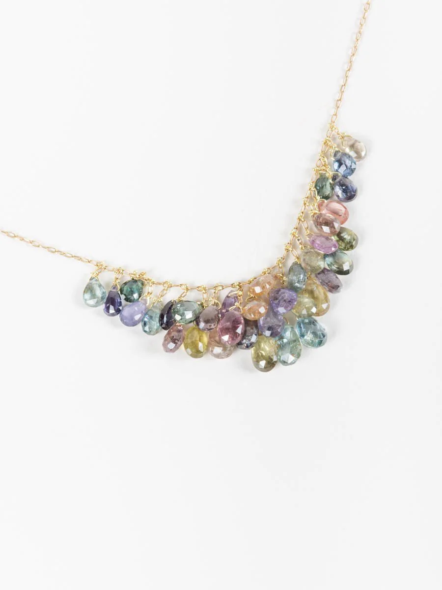 sapphire waterfall necklace - Image 3