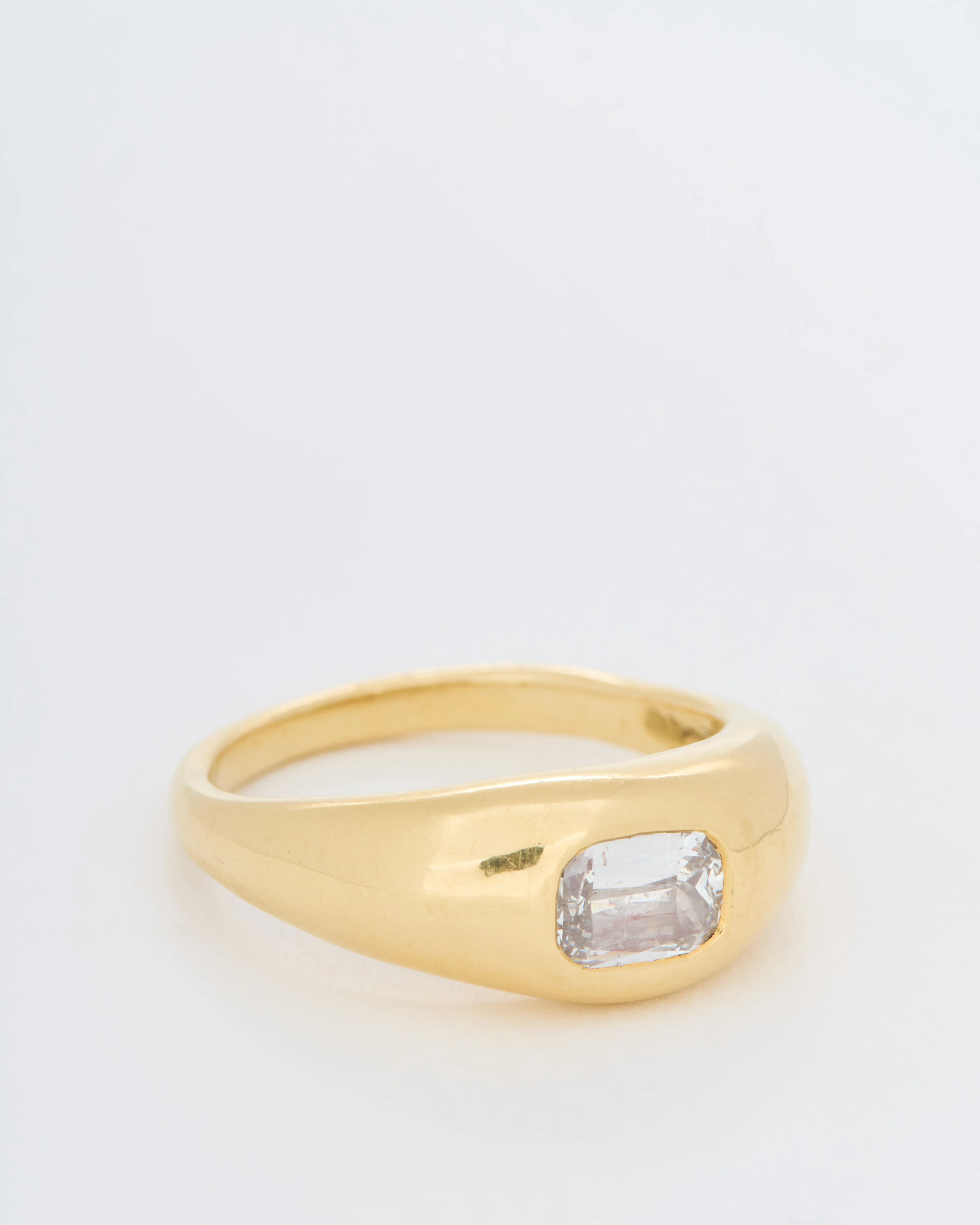 18k diamond cigar band - Image 2