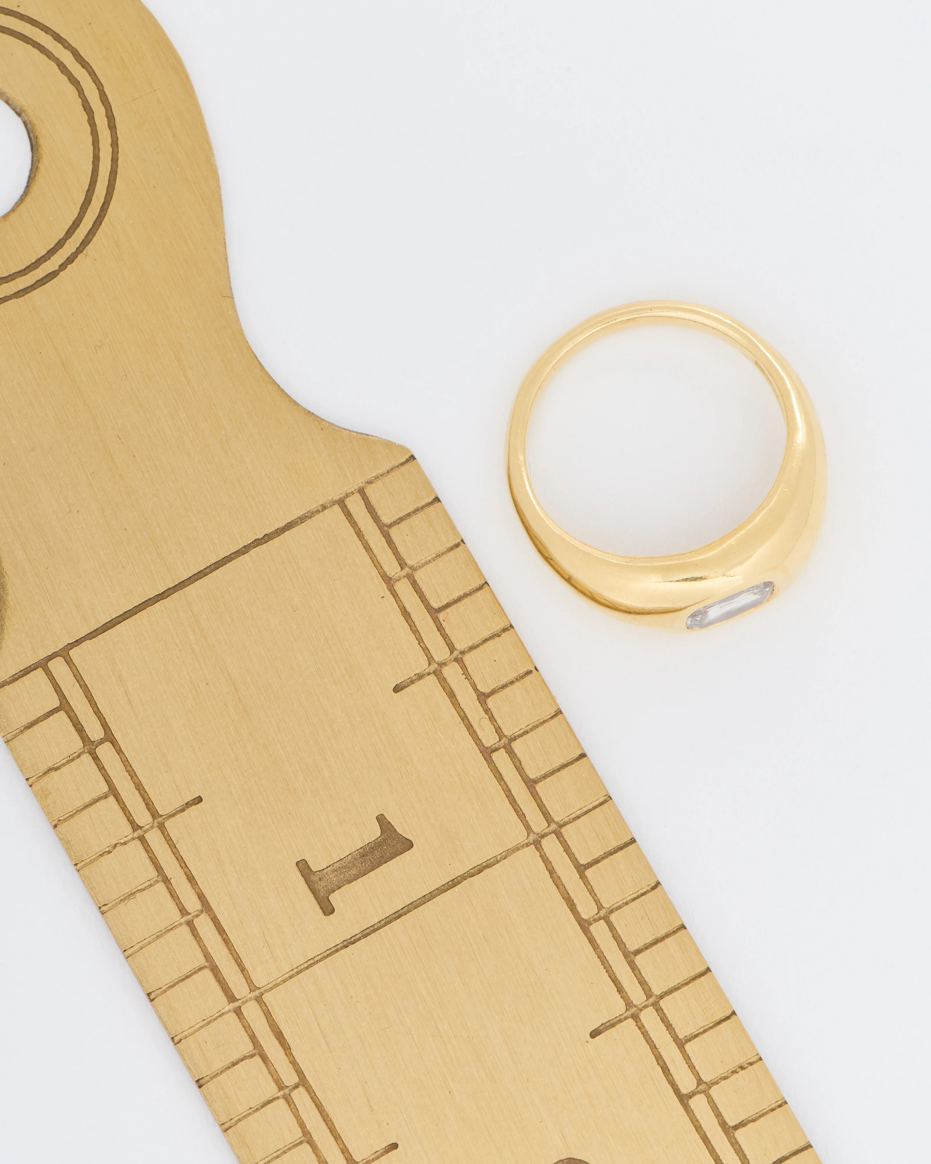 18k diamond cigar band - Image 7