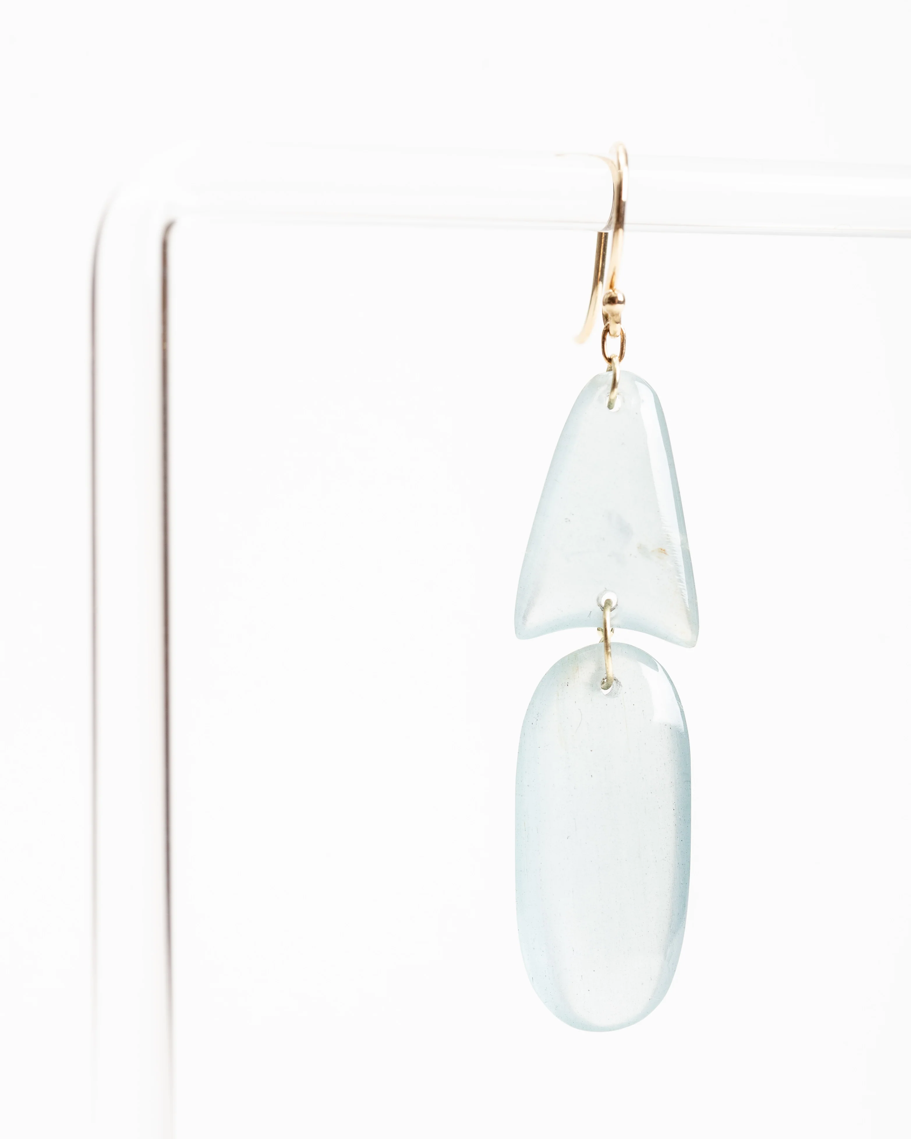 aqua arrowhead earrings - Image 5
