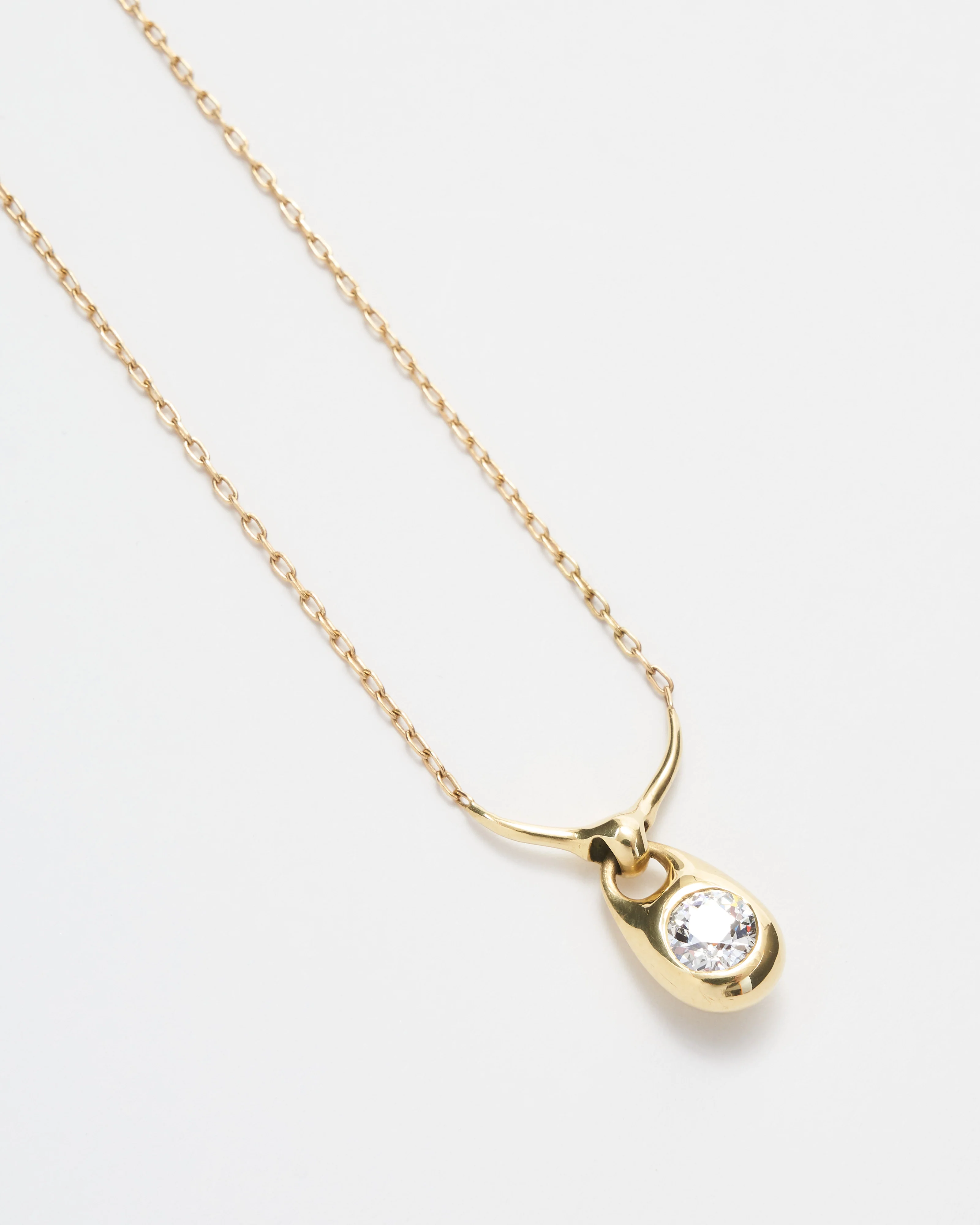 diamond locket charm necklace - Image 4