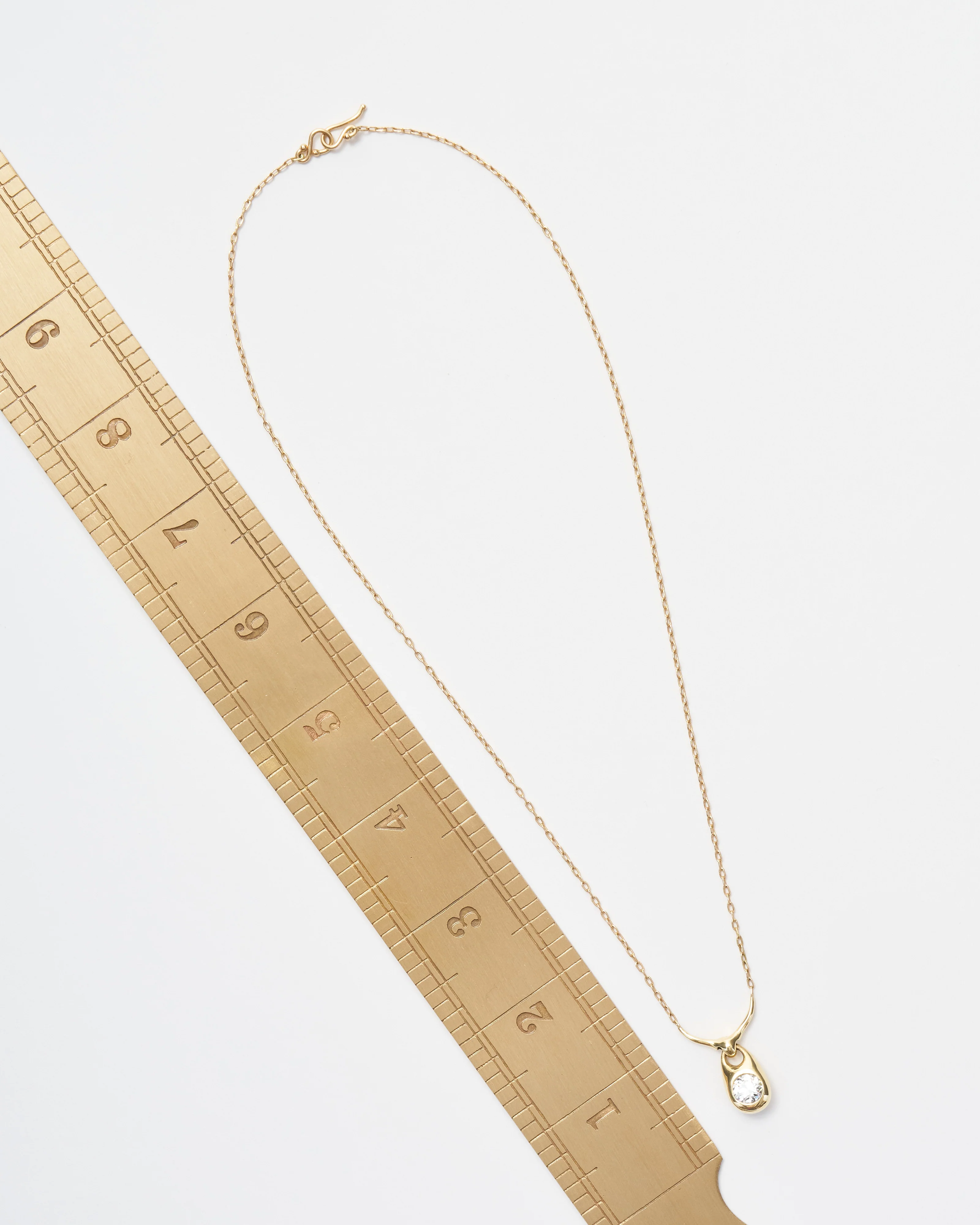 diamond locket charm necklace - Image 5