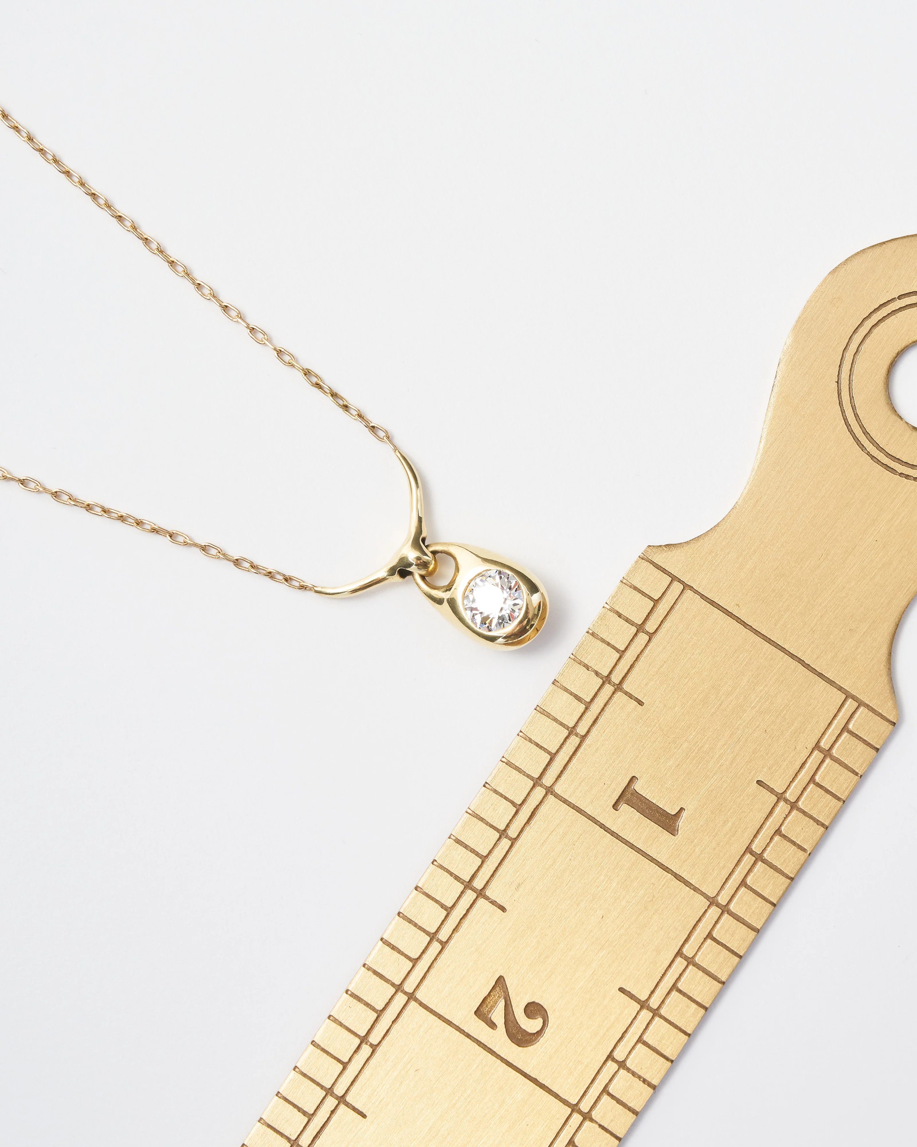 diamond locket charm necklace - Image 6