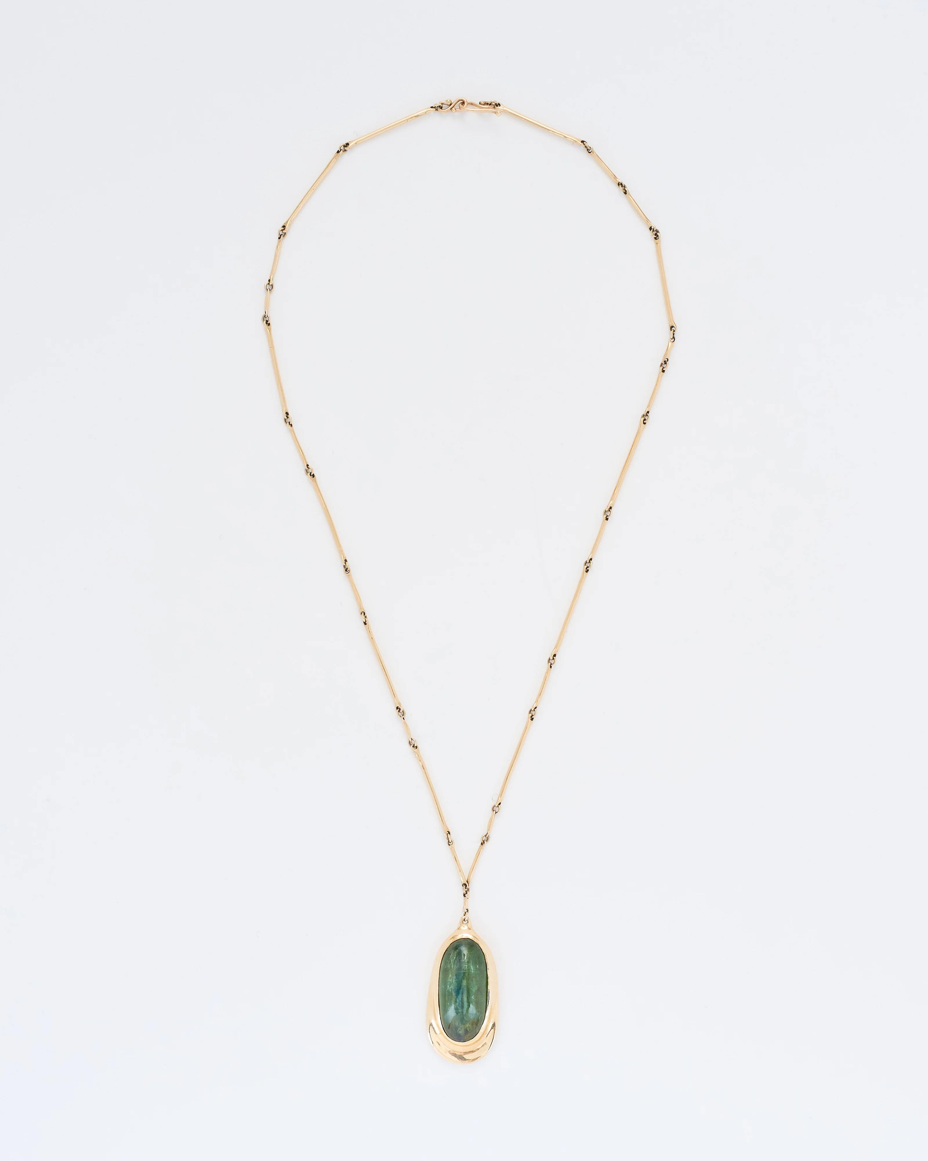 green kyanite pendant necklace - Image 4