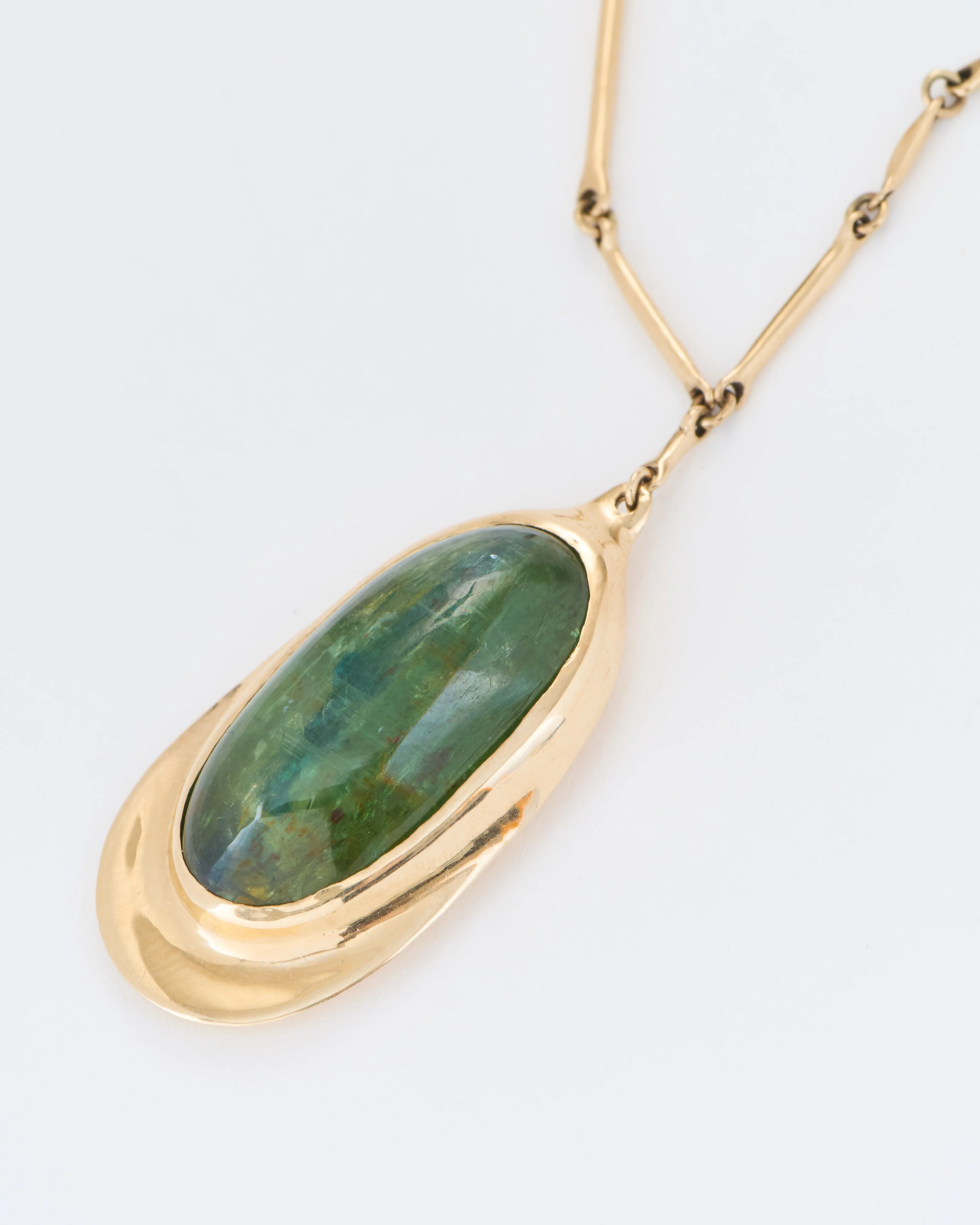green kyanite pendant necklace - Image 6