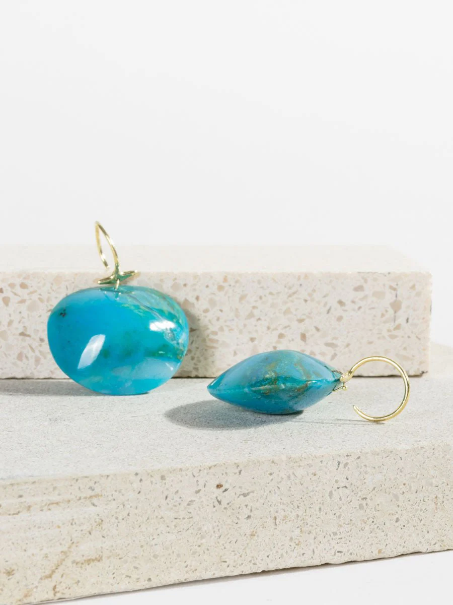 paraiba opal earrings - Image 2