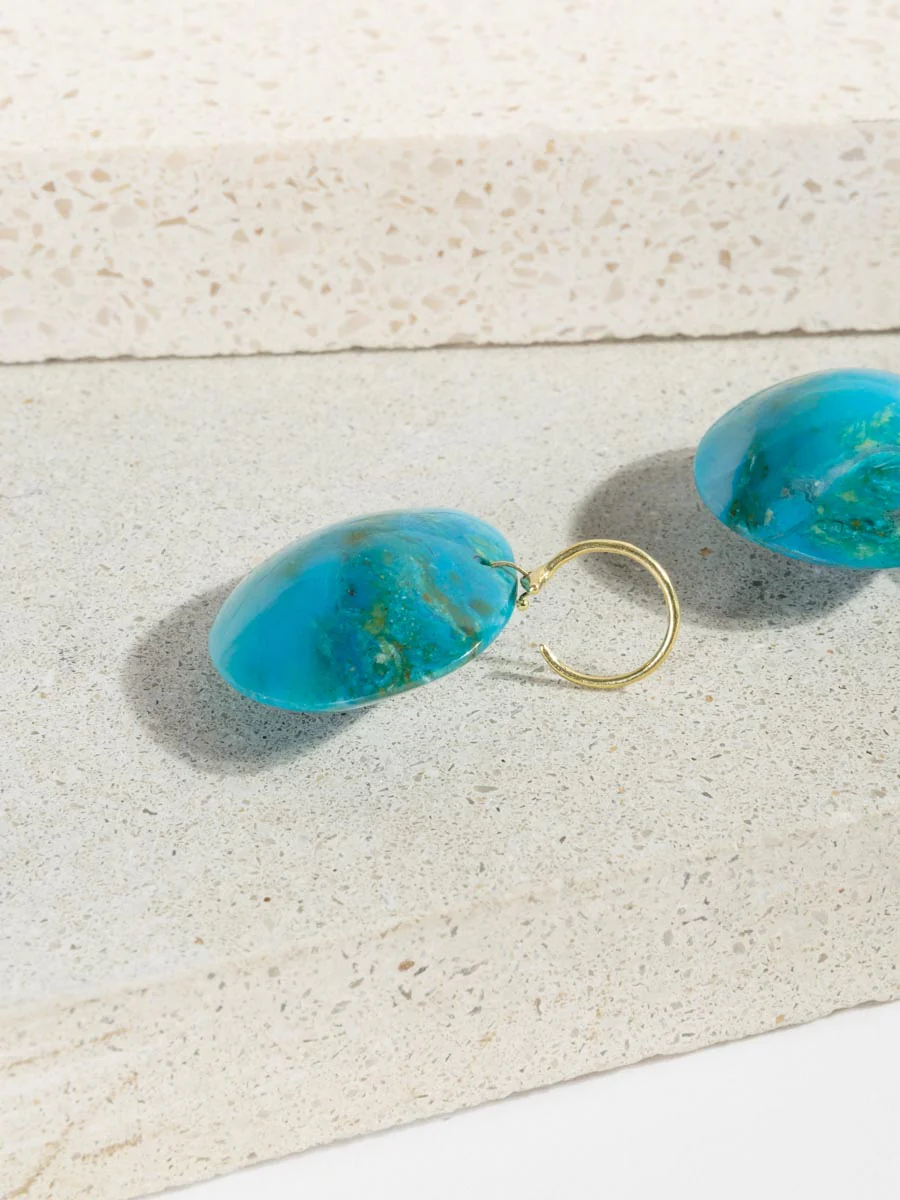 paraiba opal earrings - Image 4