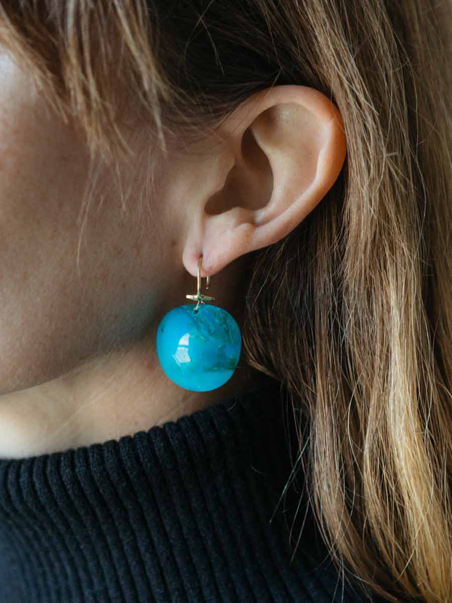 paraiba opal earrings - Image 5