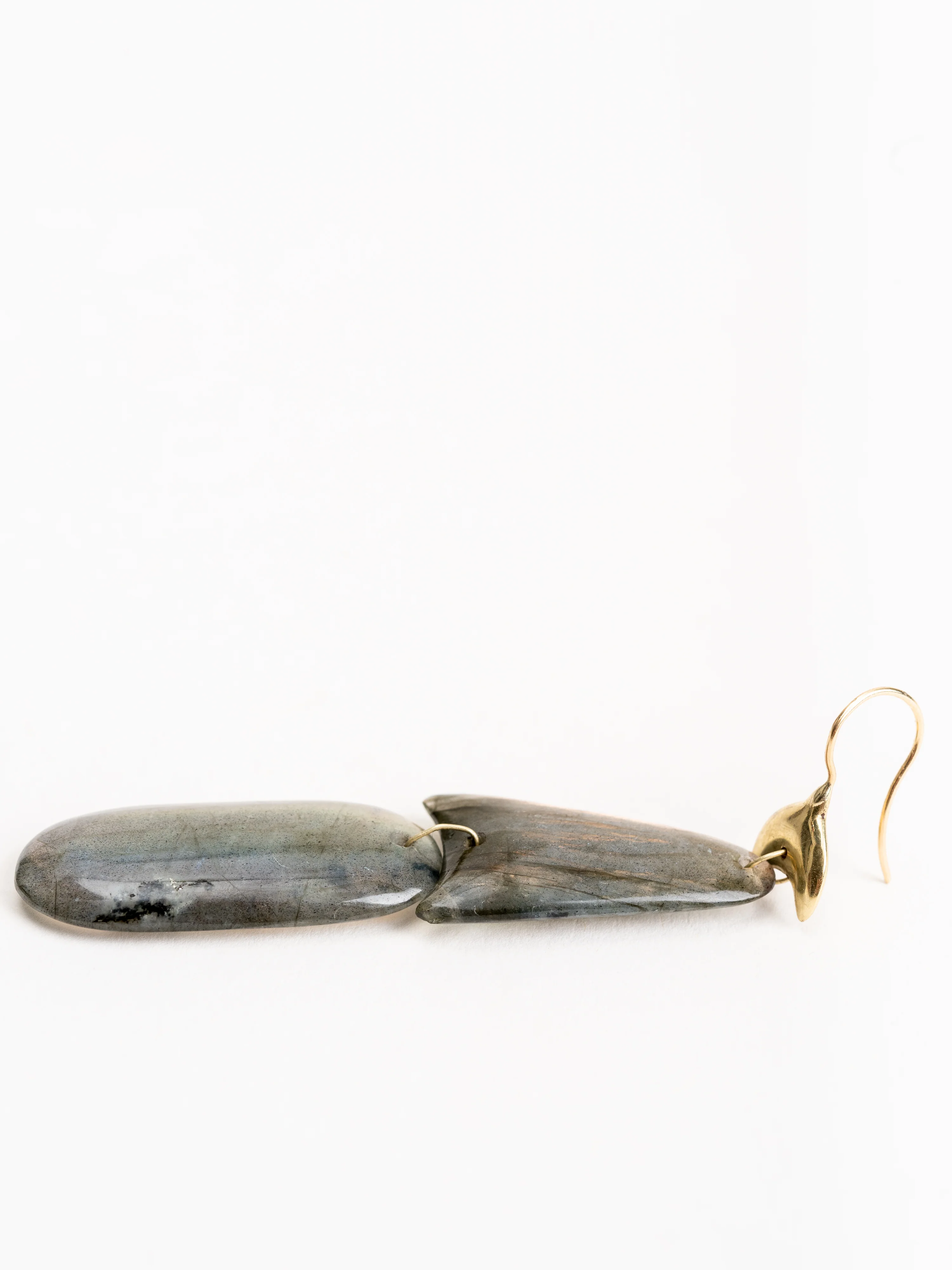 labradorite arrow & oval cut earrings - Image 3
