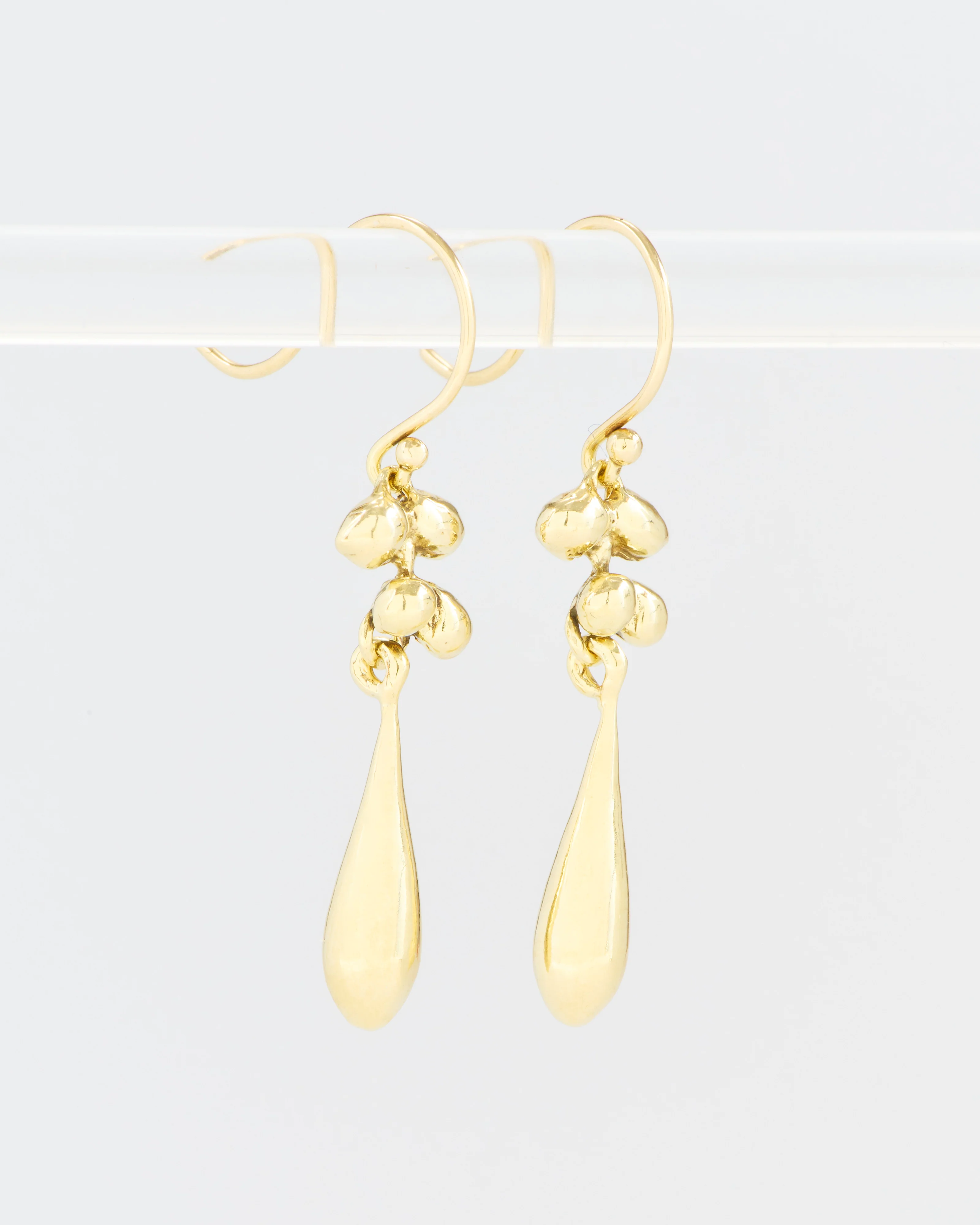 molten cluster long drop earrings - Image 2