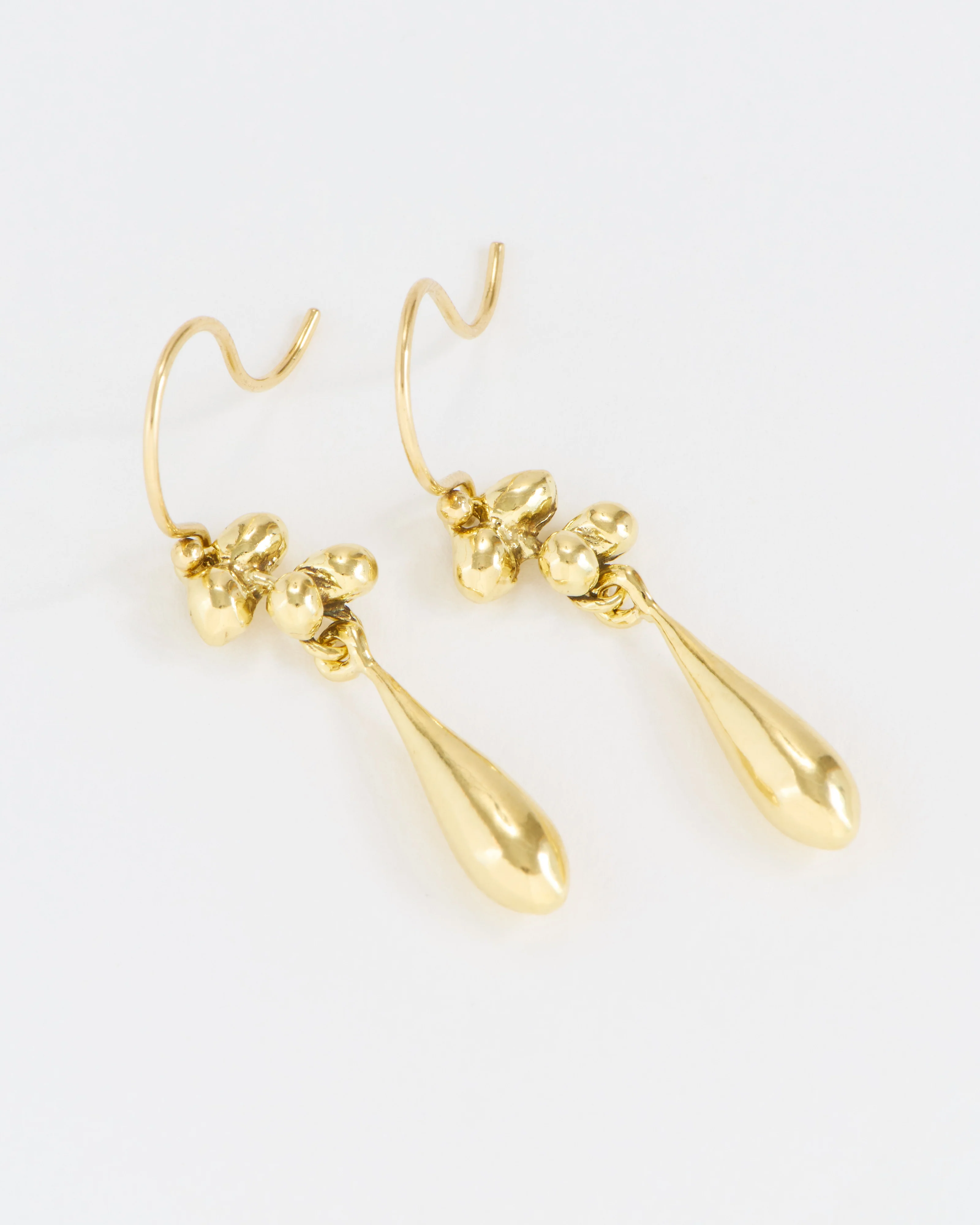 molten cluster long drop earrings - Image 6