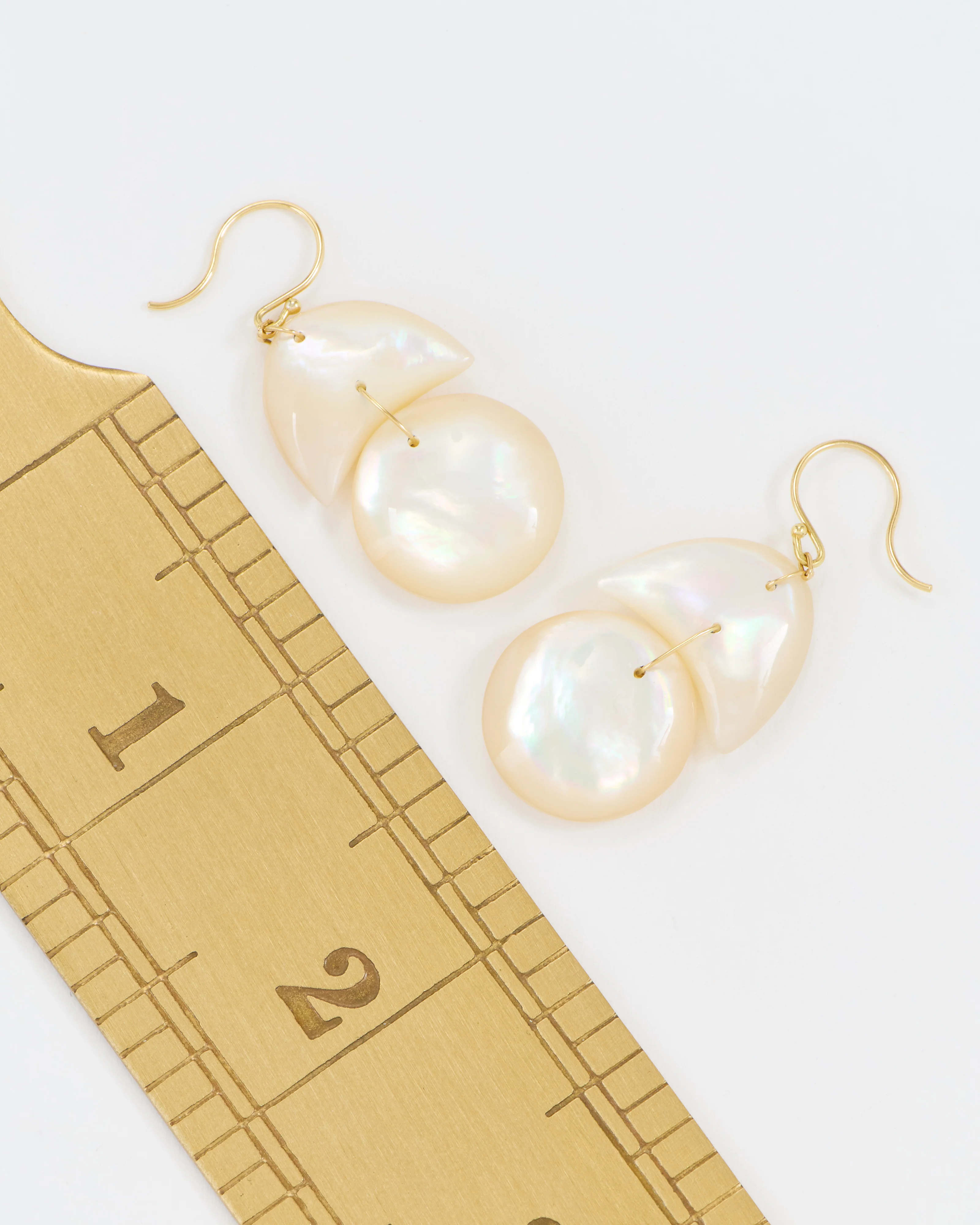 mother of pearl tiny arps earrings - Image 7