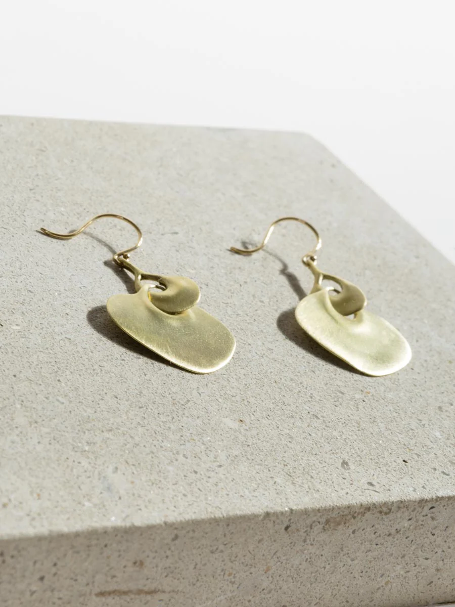 peacock eye earrings - Image 2