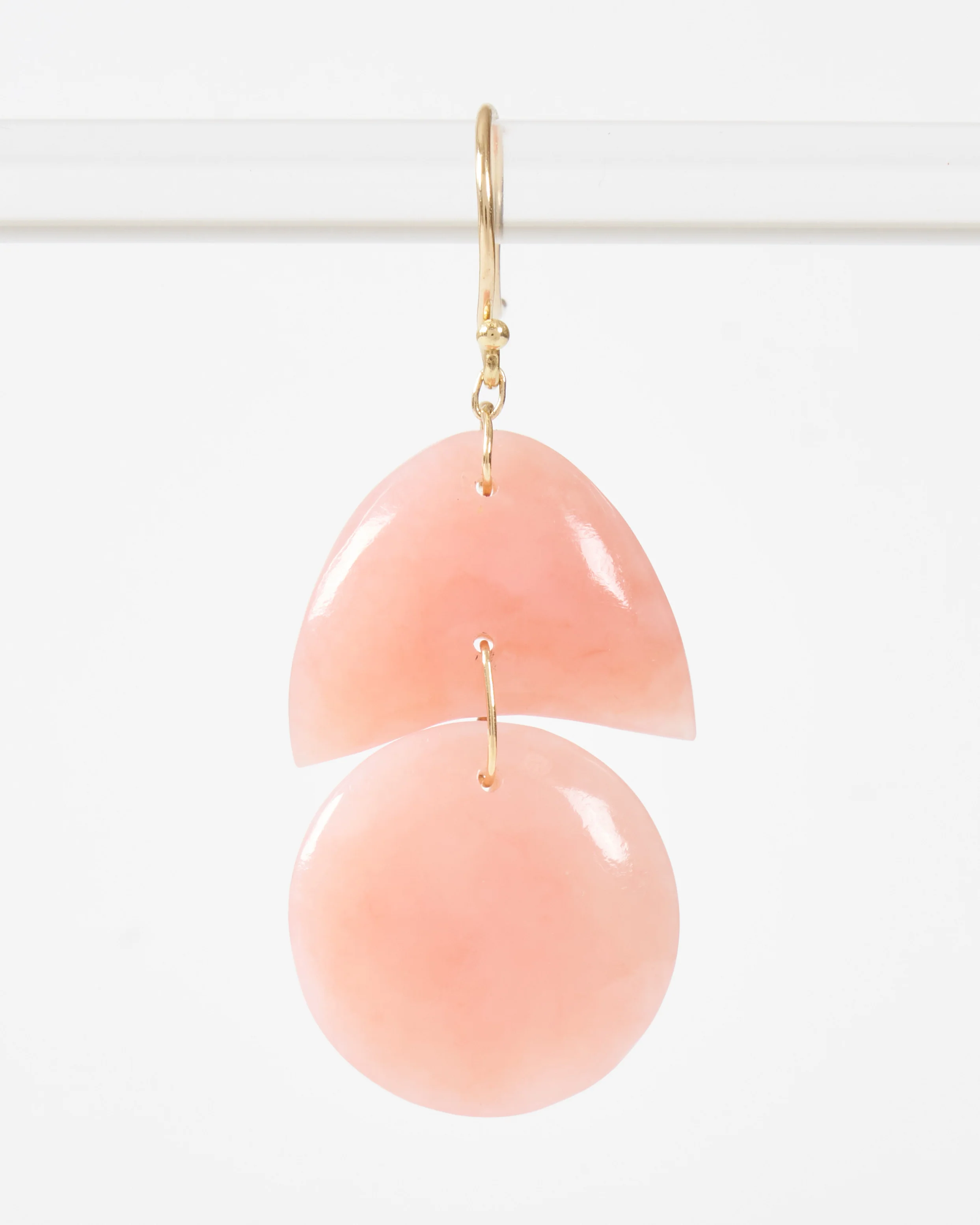 pink opal tiny arps earrings - Image 4