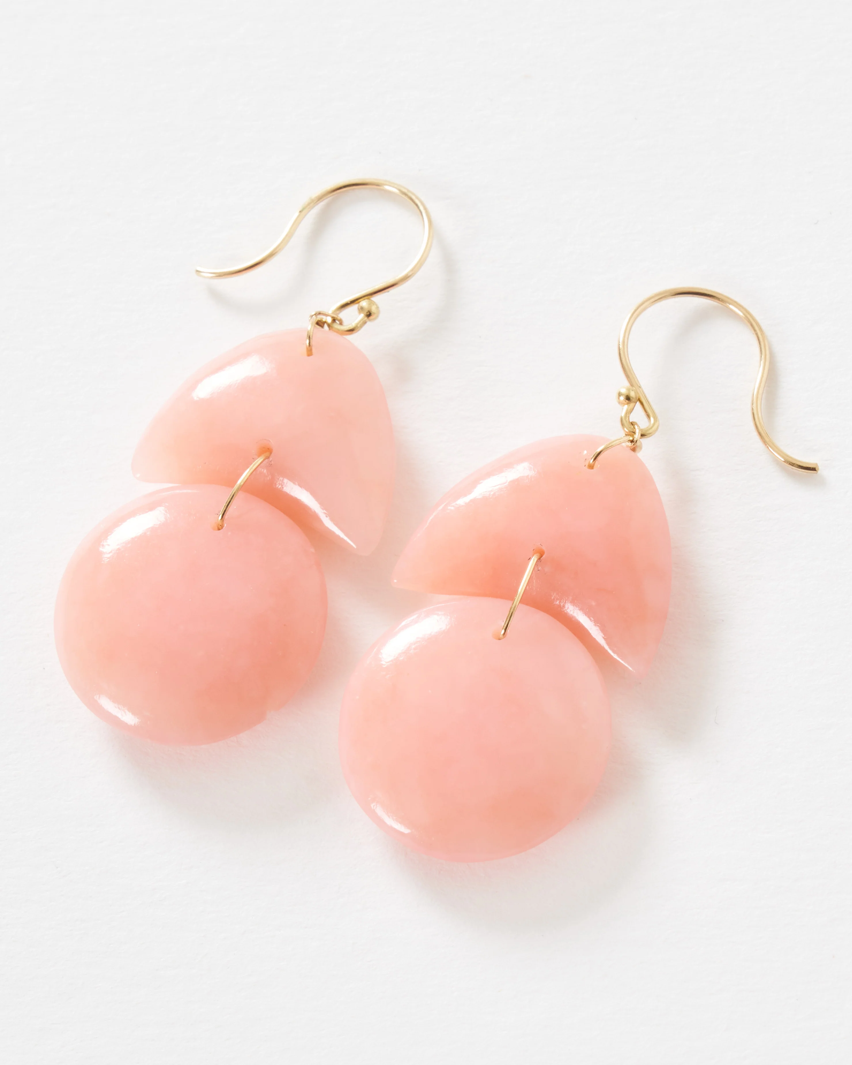 pink opal tiny arps earrings - Image 5