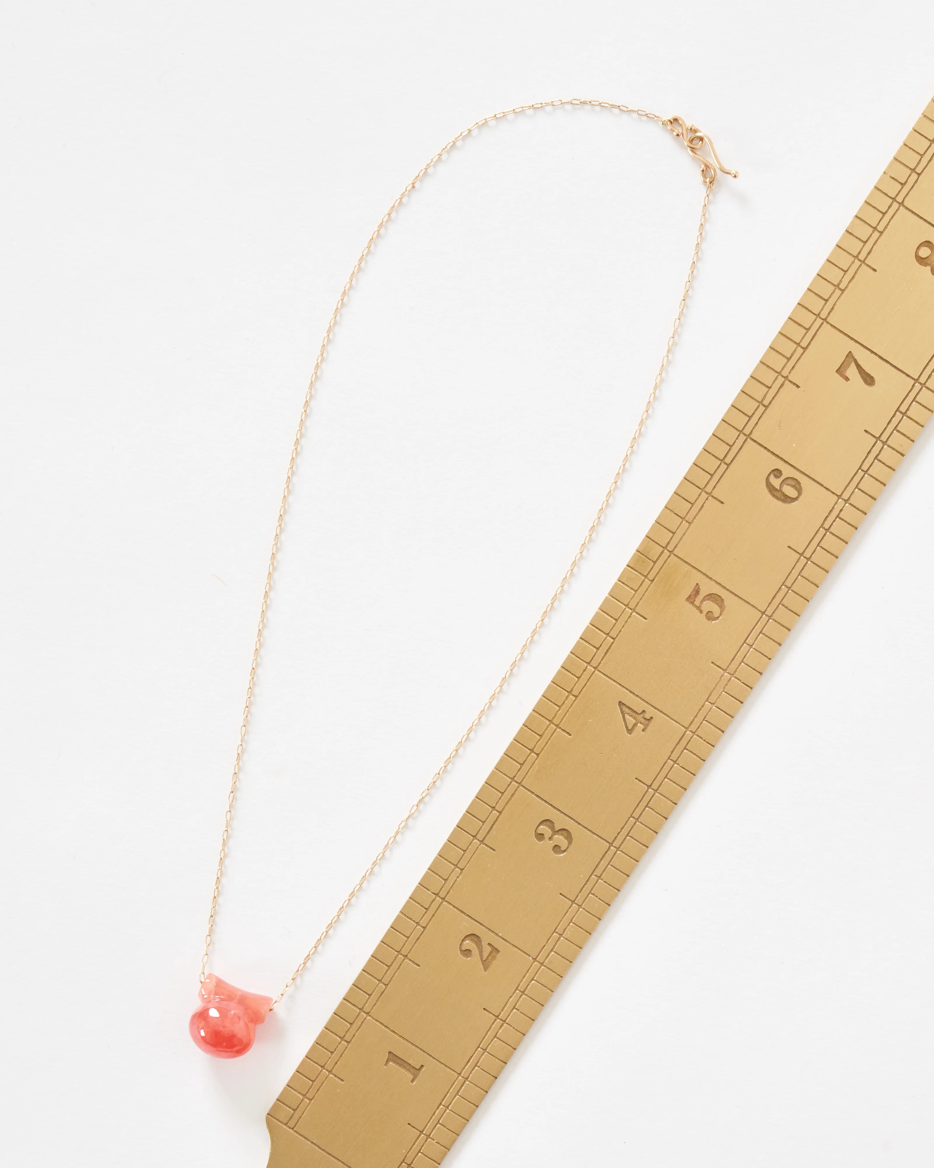 small rhodocrosite etruscan bead necklace - Image 5