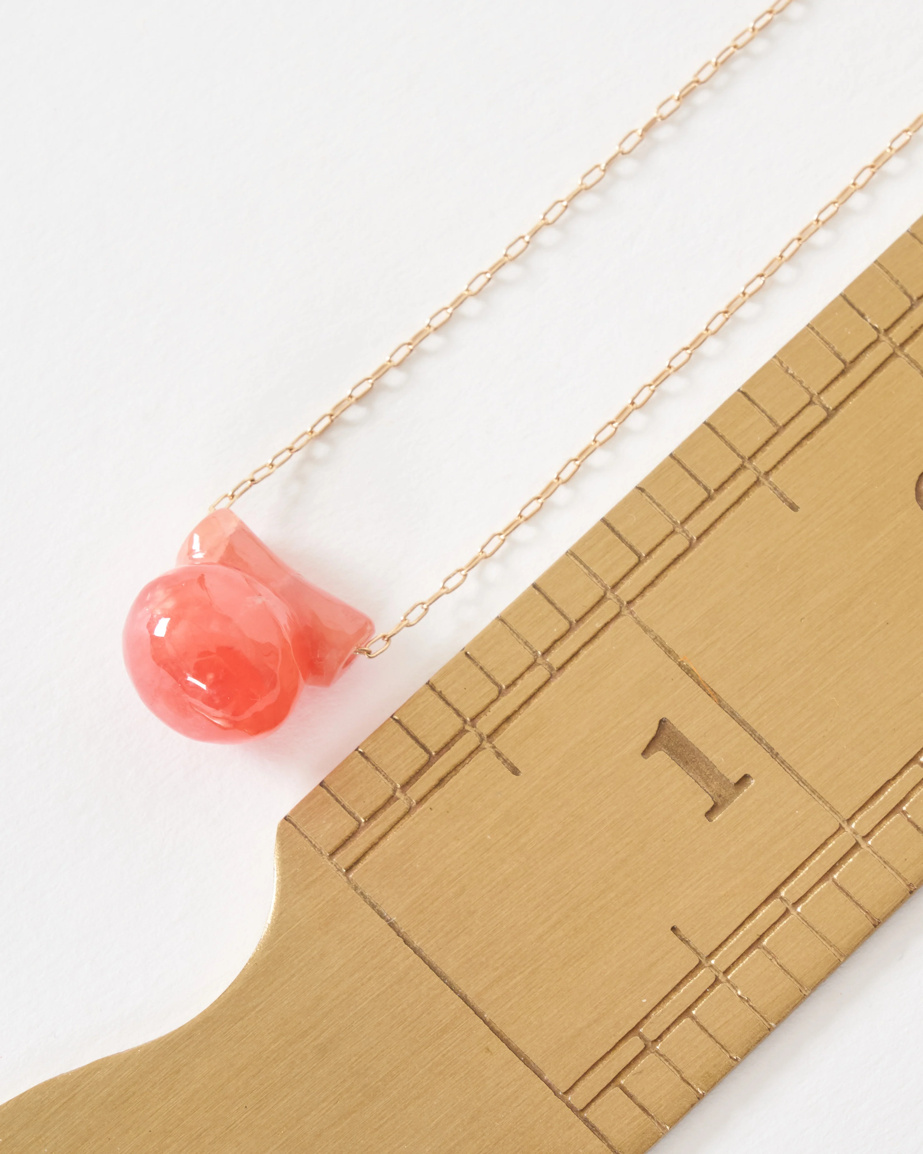 small rhodocrosite etruscan bead necklace - Image 6