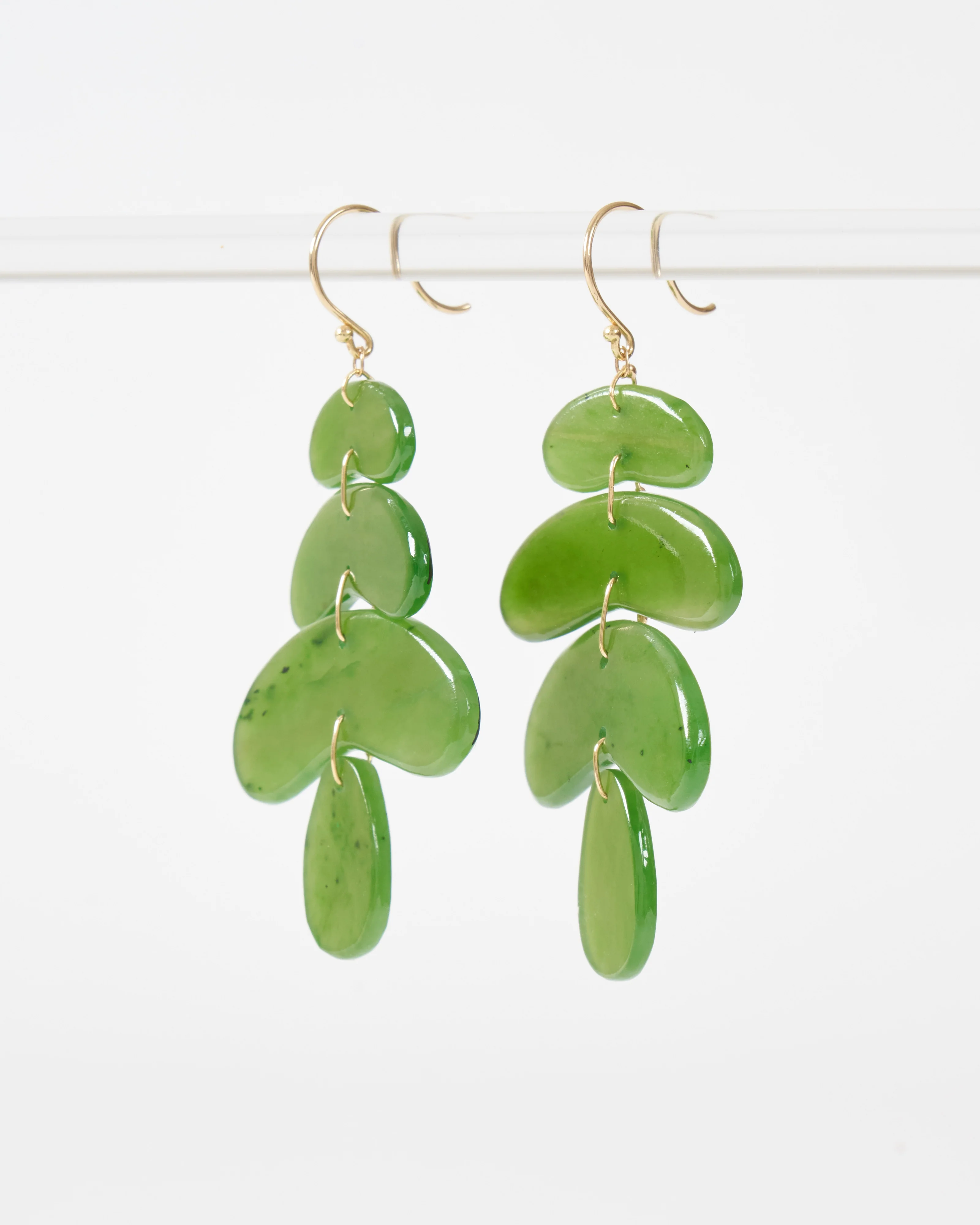 small totem jade earrings - Image 3