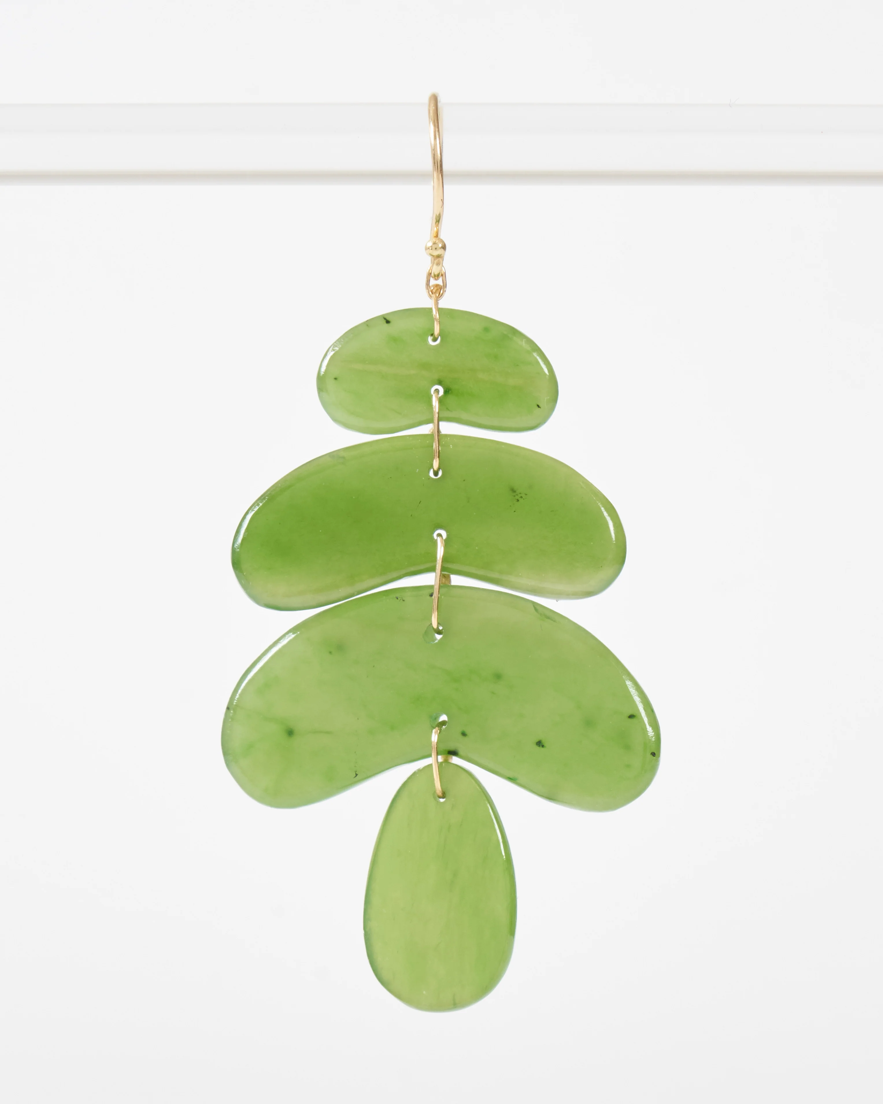small totem jade earrings - Image 4