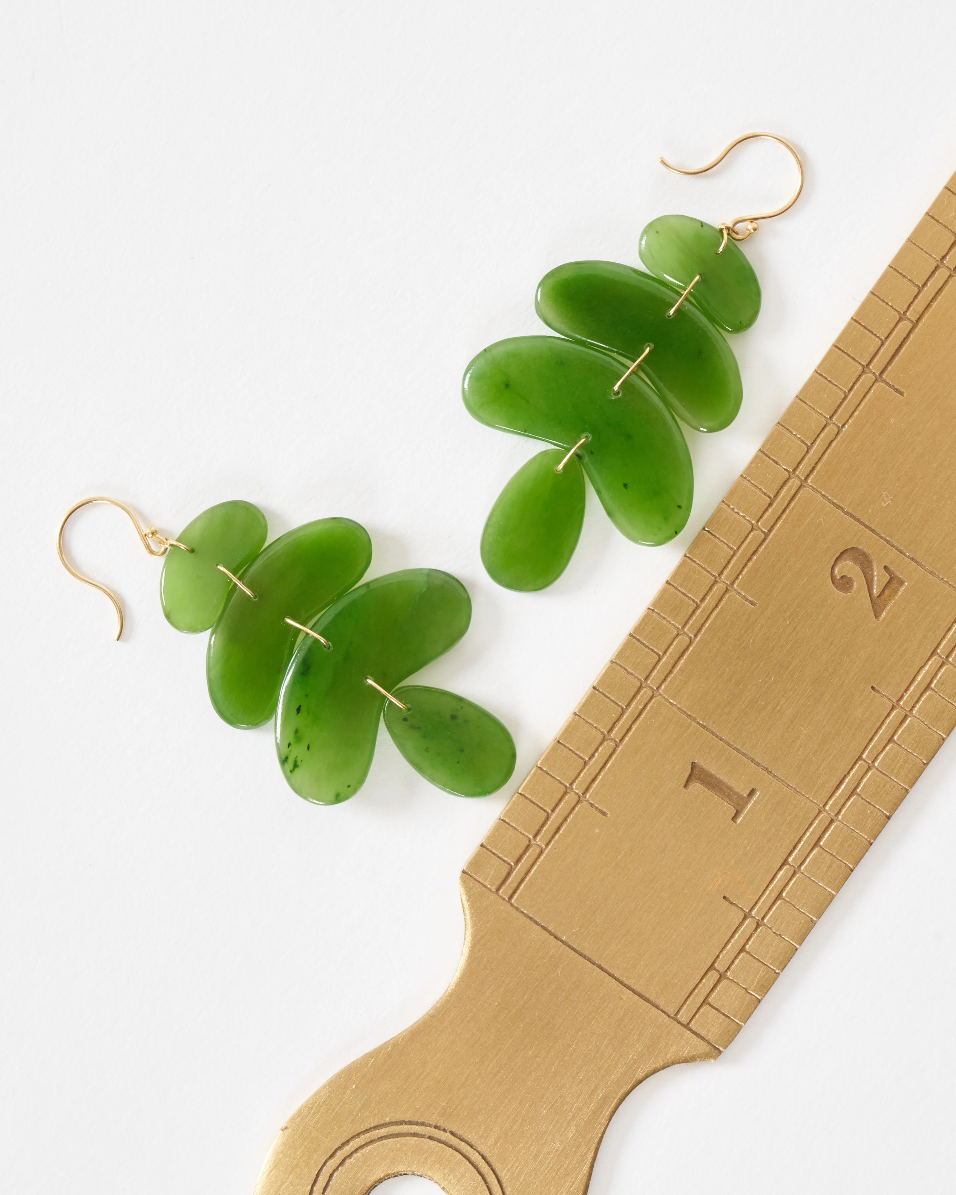small totem jade earrings - Image 6