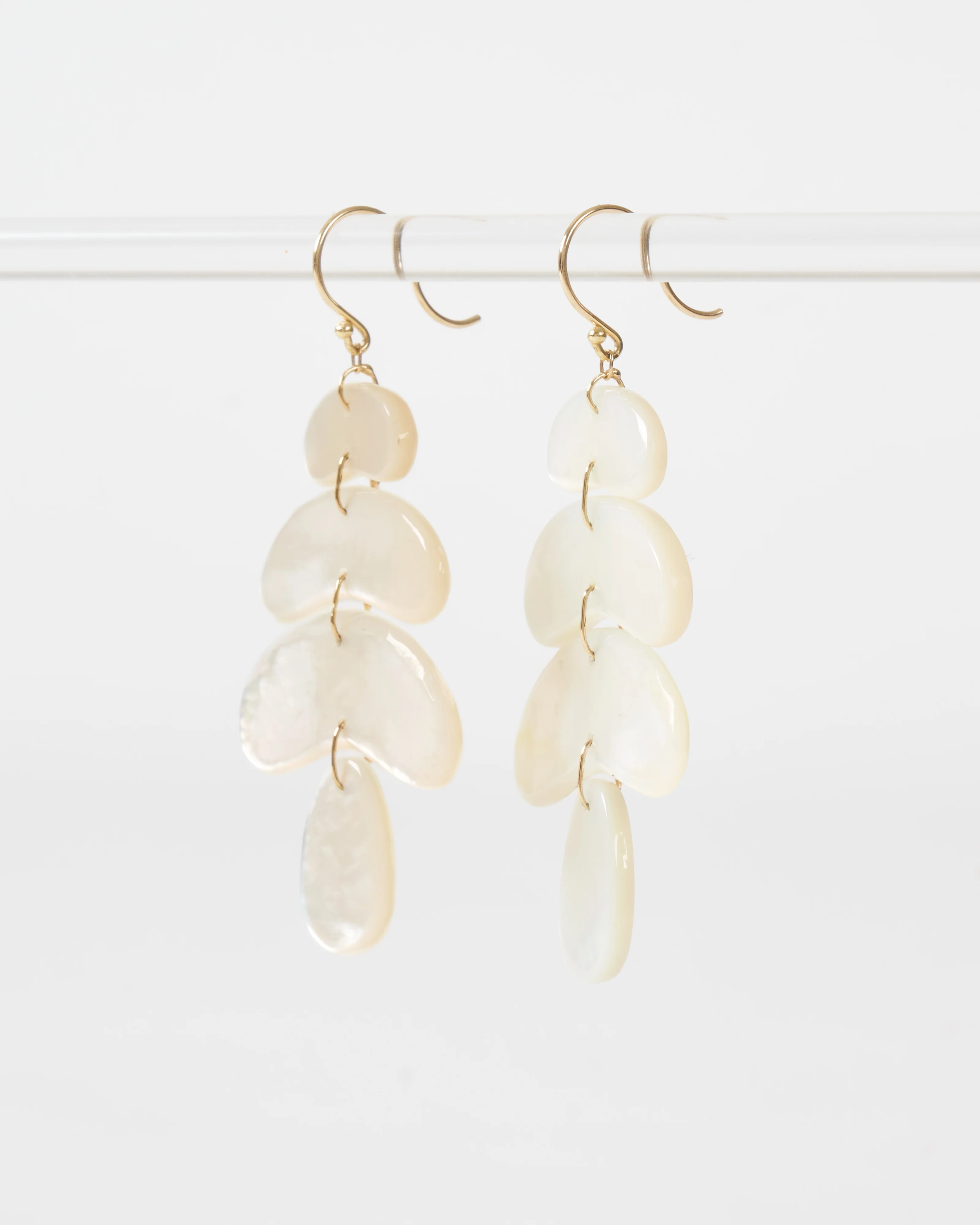 small totem mother of pearl earrings - Image 3