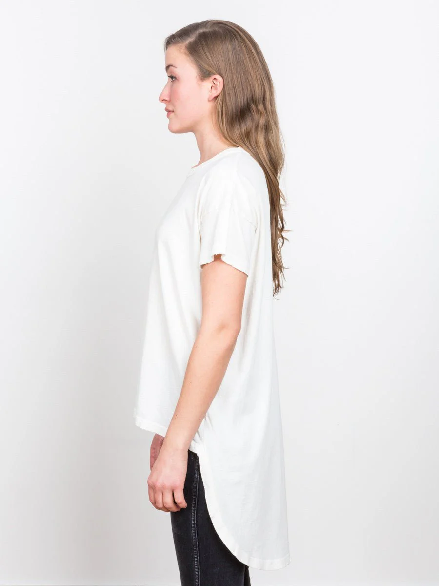 shirttail tee - white - Image 3