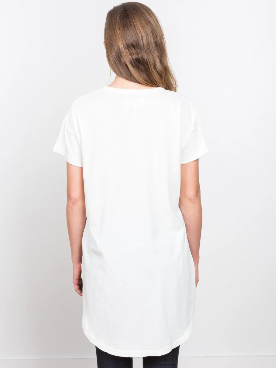 shirttail tee - white - Image 4