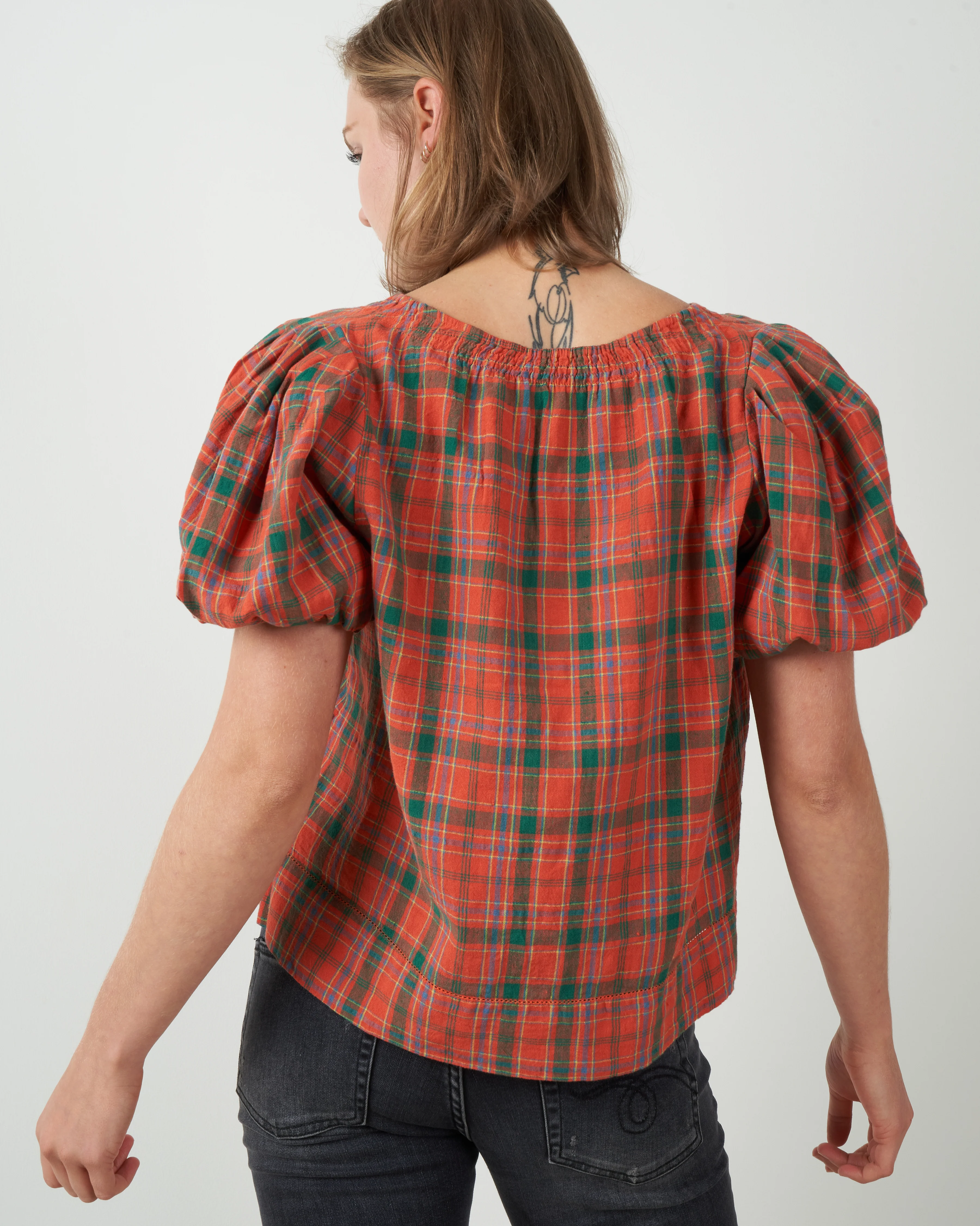 the bell top - holly plaid - Image 3