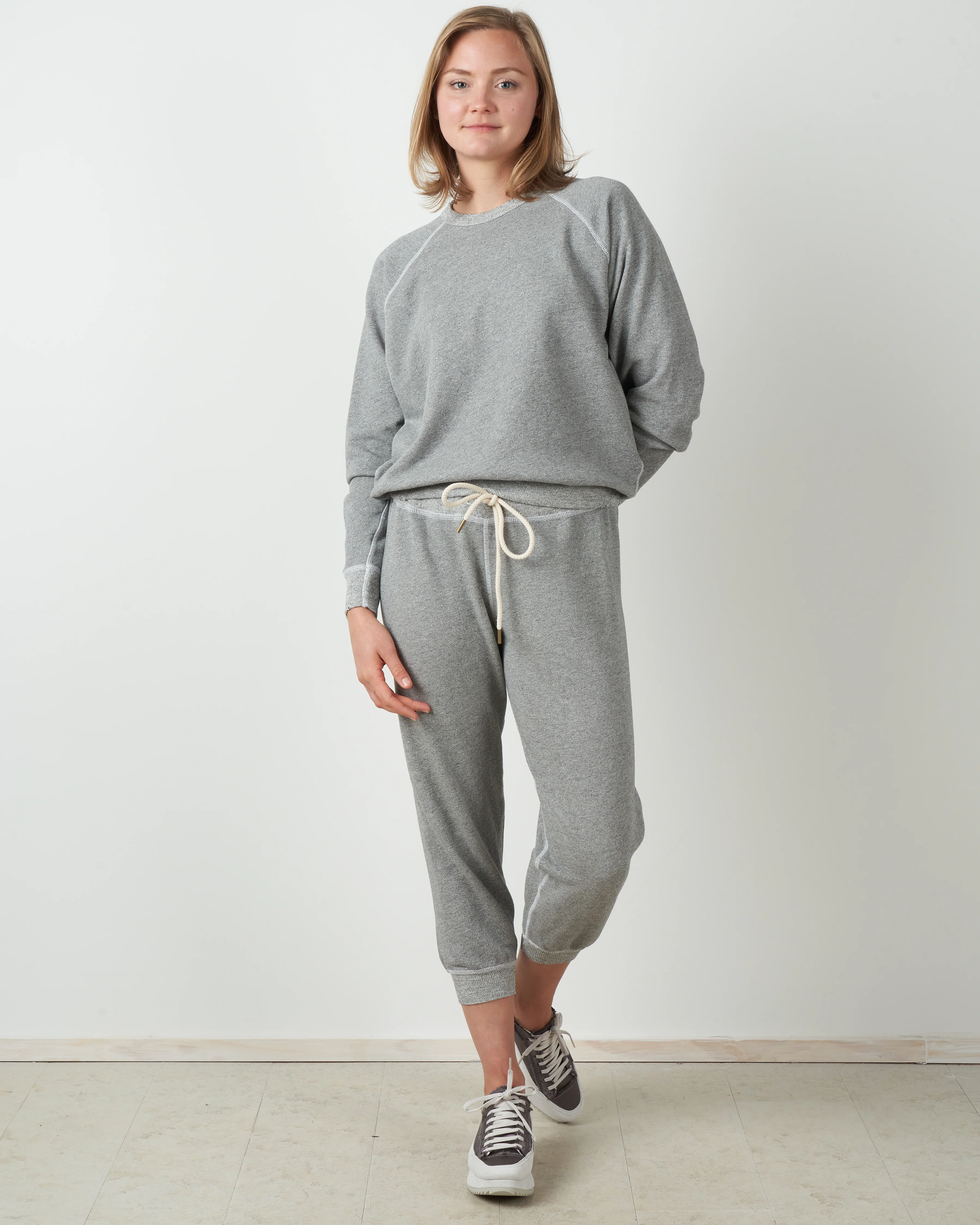 the cropped sweatpant - varsity grey - Image 4