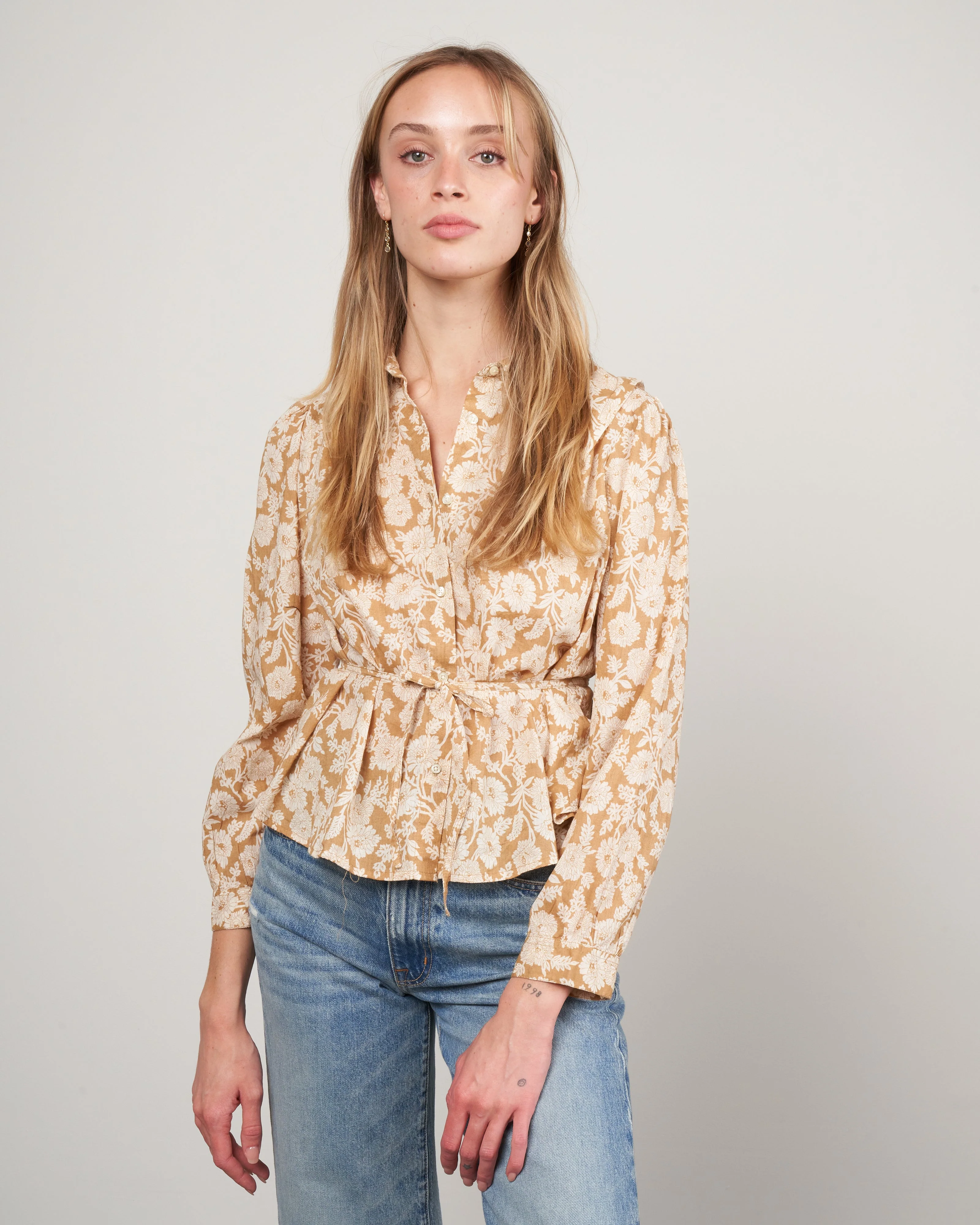 the stream top - oat wild brush floral - Image 2
