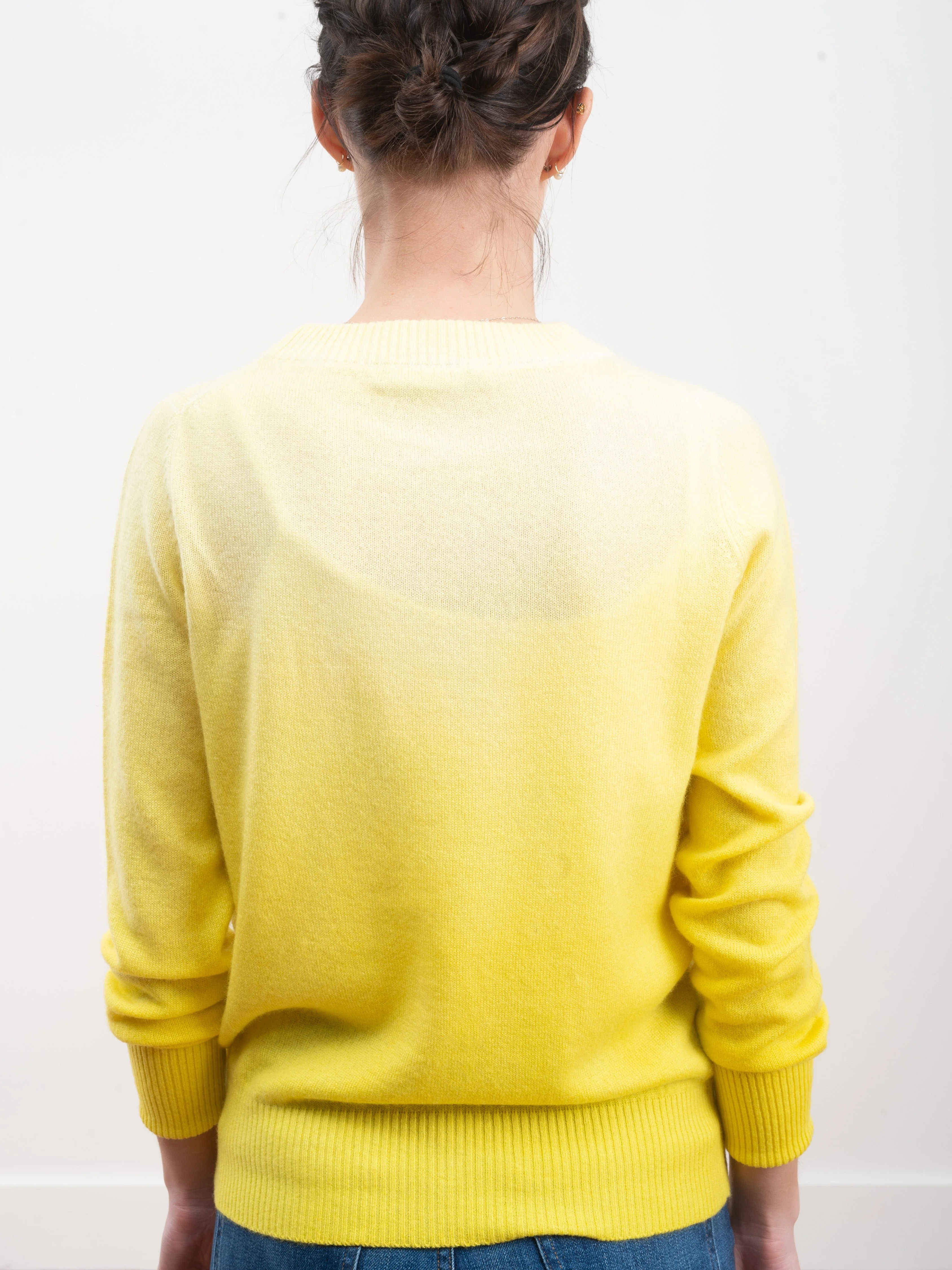kiss sweater - yellow - Image 5
