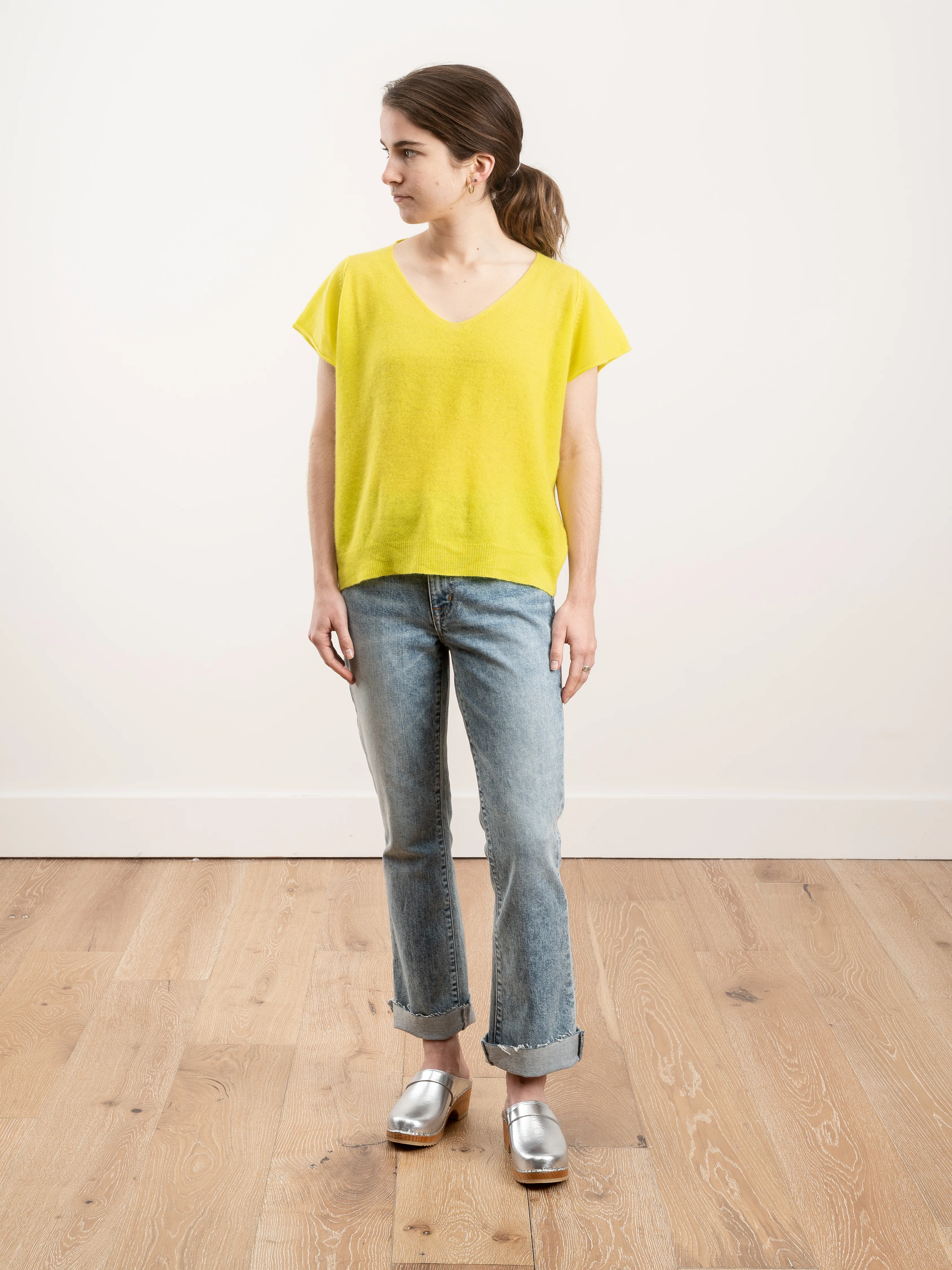 silvi short sleeve top - sulphur spring - Image 2