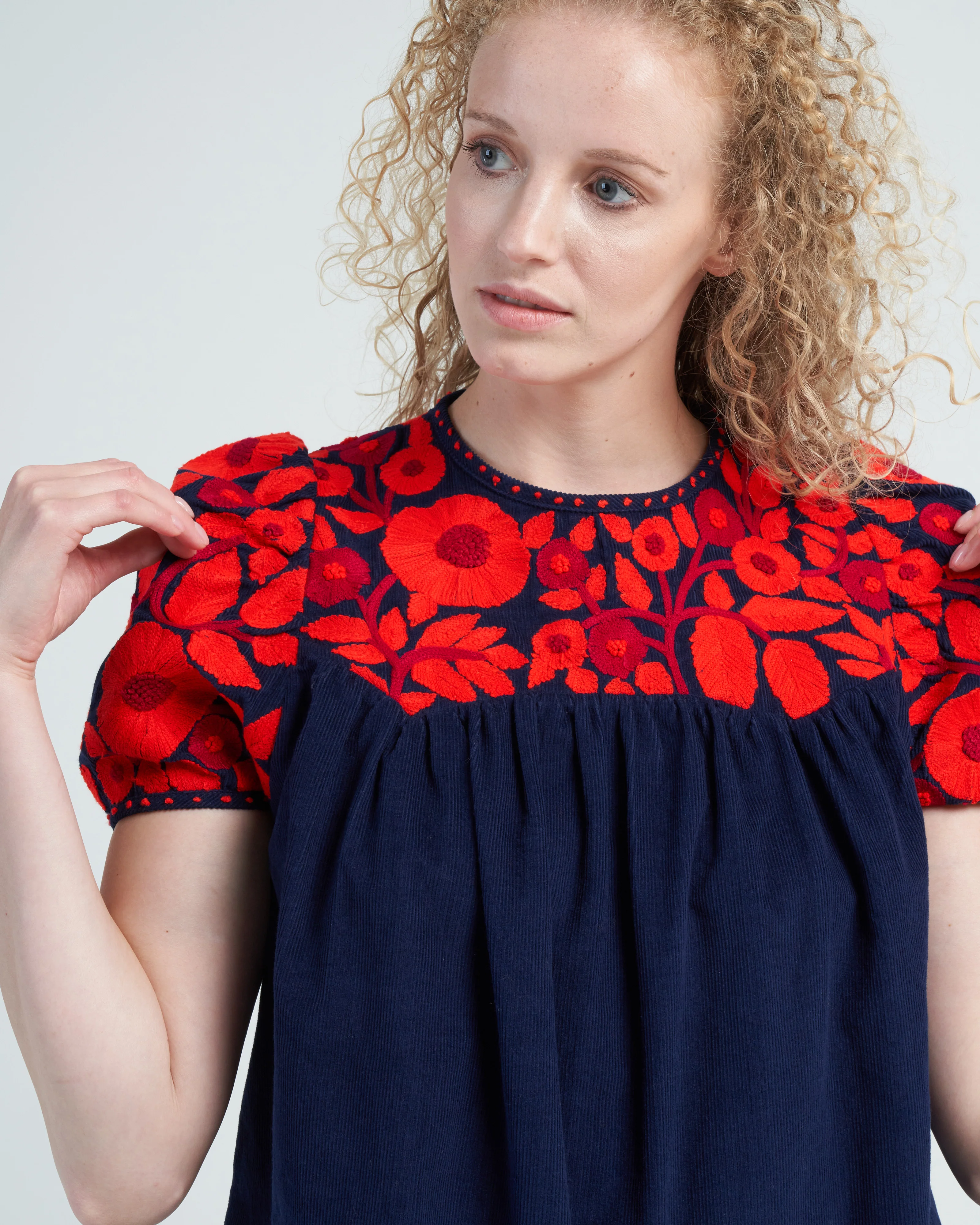 olympia top - navy/red - Image 5